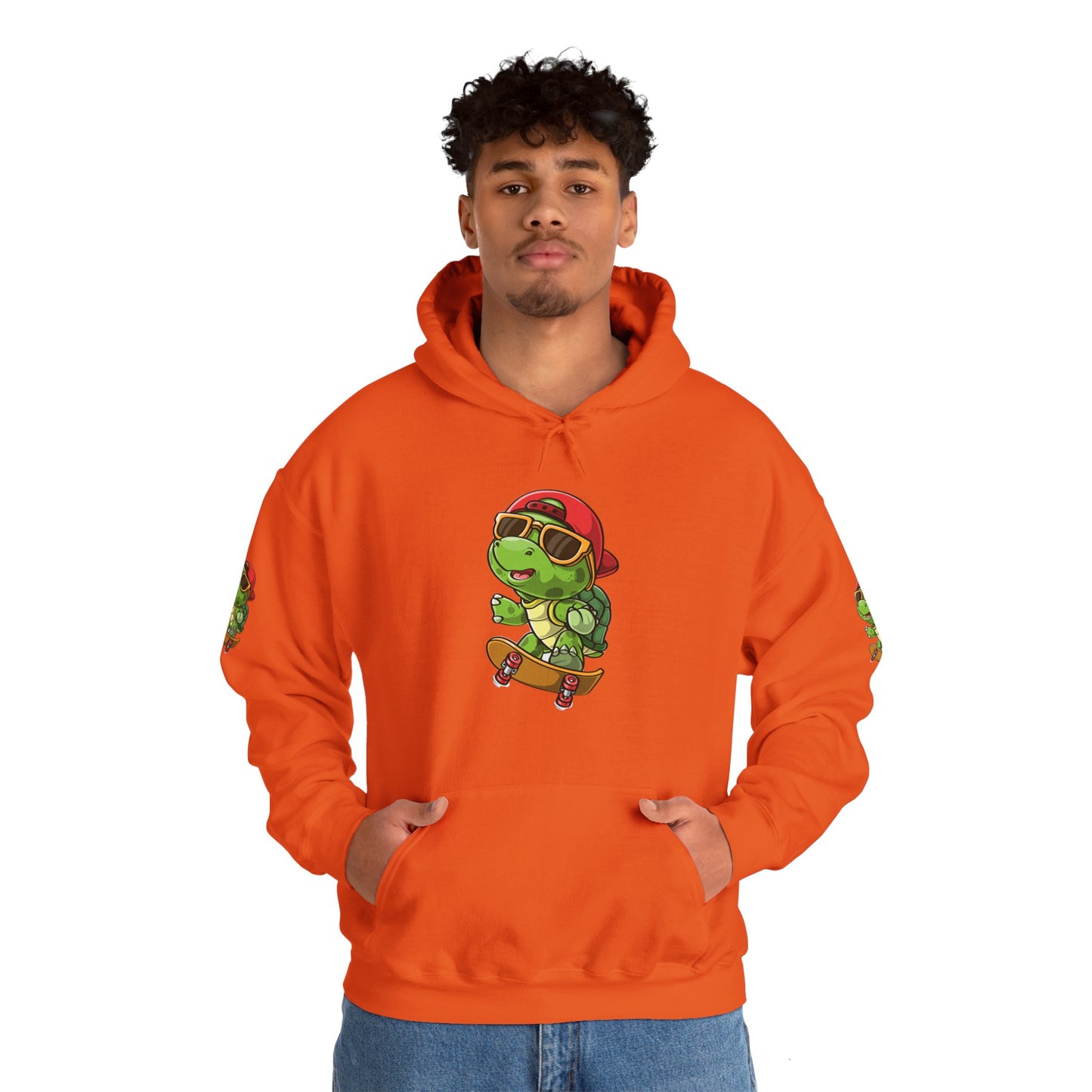 Princess Grace Cool Skateboarding Turtle Unisex Hoodie Fun and Stylish