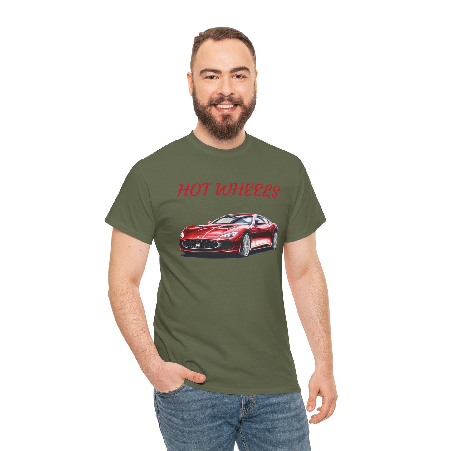 Princess Grace Cool Hot Wheels Unisex Heavy Cotton Tee Perfect for Car Enthusiasts