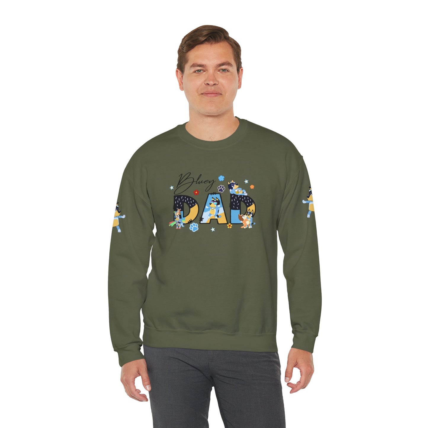 Princess Grace Bluey Funny Bluey Dad Crewneck Sweatshirt for Dads