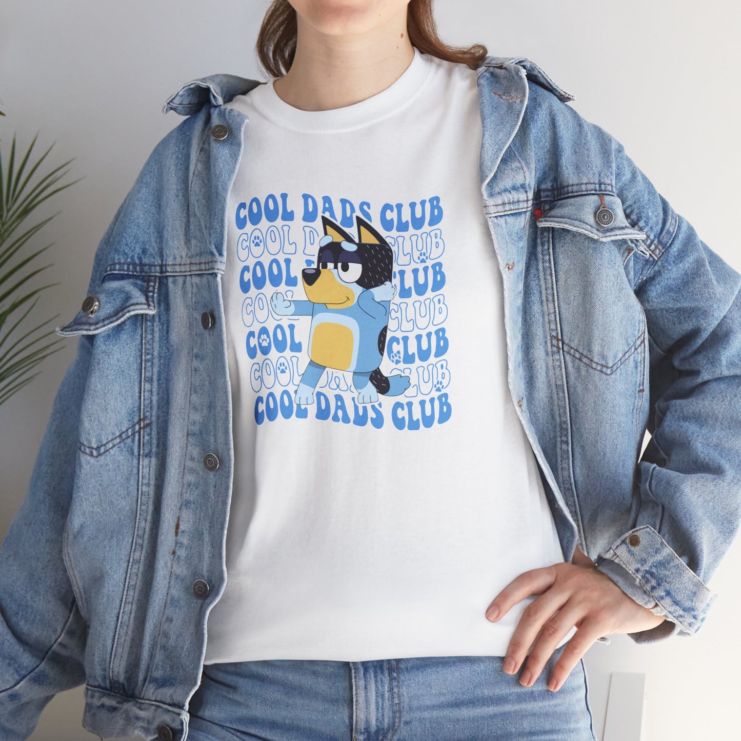 Princess Grace Bluey Cool Dads Club Unisex Heavy Cotton Tee