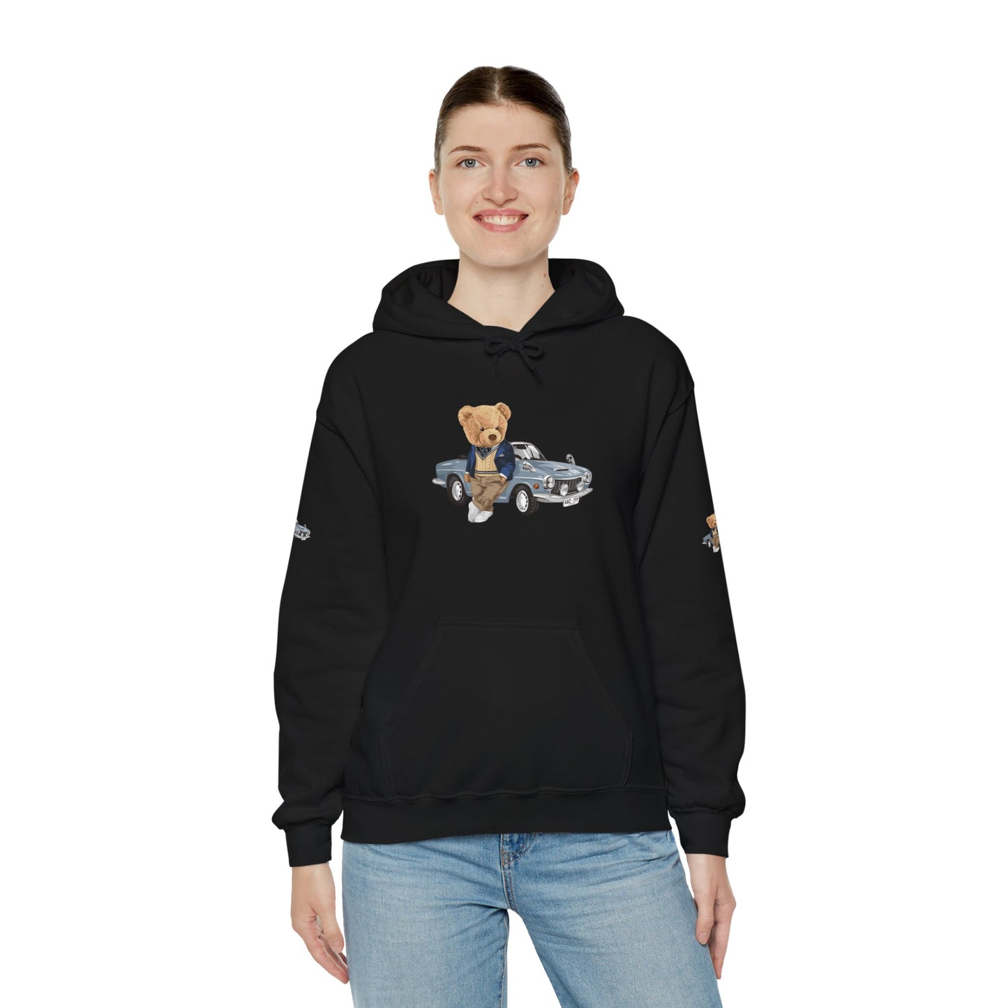 Princess Grace Luxury Bear Hoodie Chic & Cozy Unisex Sweatshirt