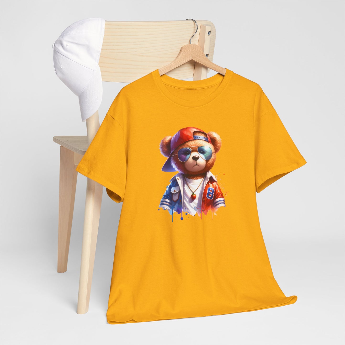 Princess Grace Cool Bear Graphic Unisex Heavy Cotton Tee