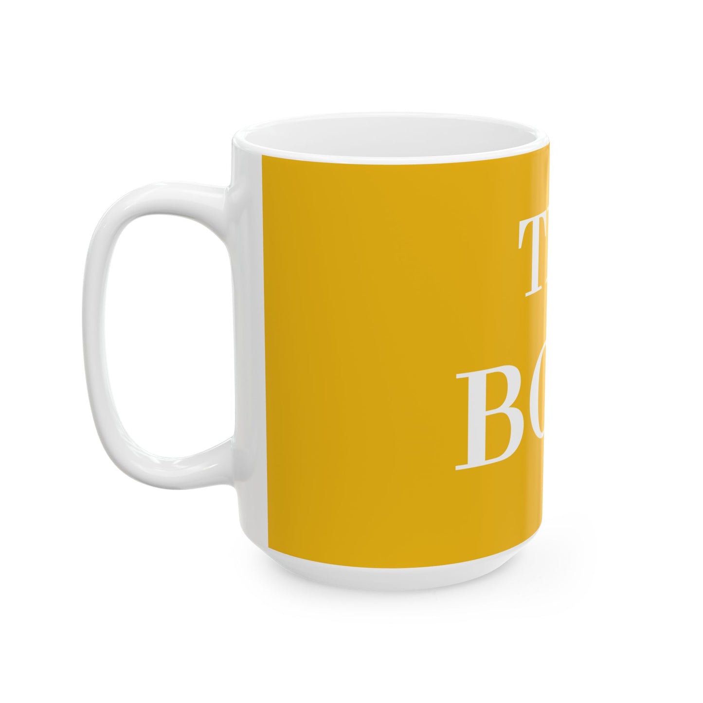 Princess Grace The Boss Yellow Ceramic Mug Perfect Gift for Leaders and Entrepreneurs
