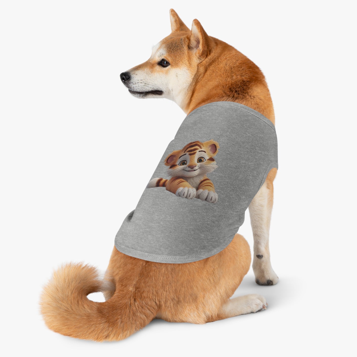 Princess Grace CUTE Tiger Print Pet Tank Top Fun Summer Outfit for Cats and Small Dogs