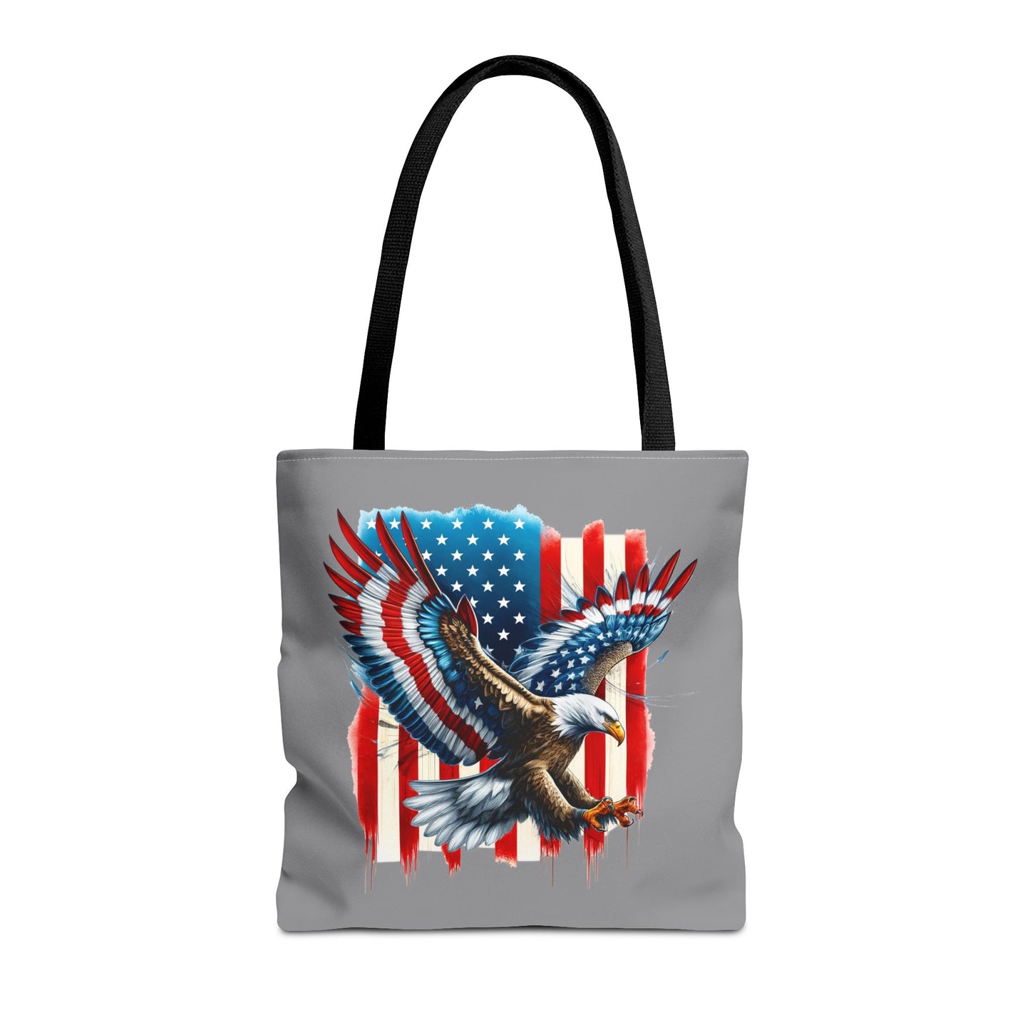 Princess Grace Patriotic Eagle Tote Bag American Flag Design