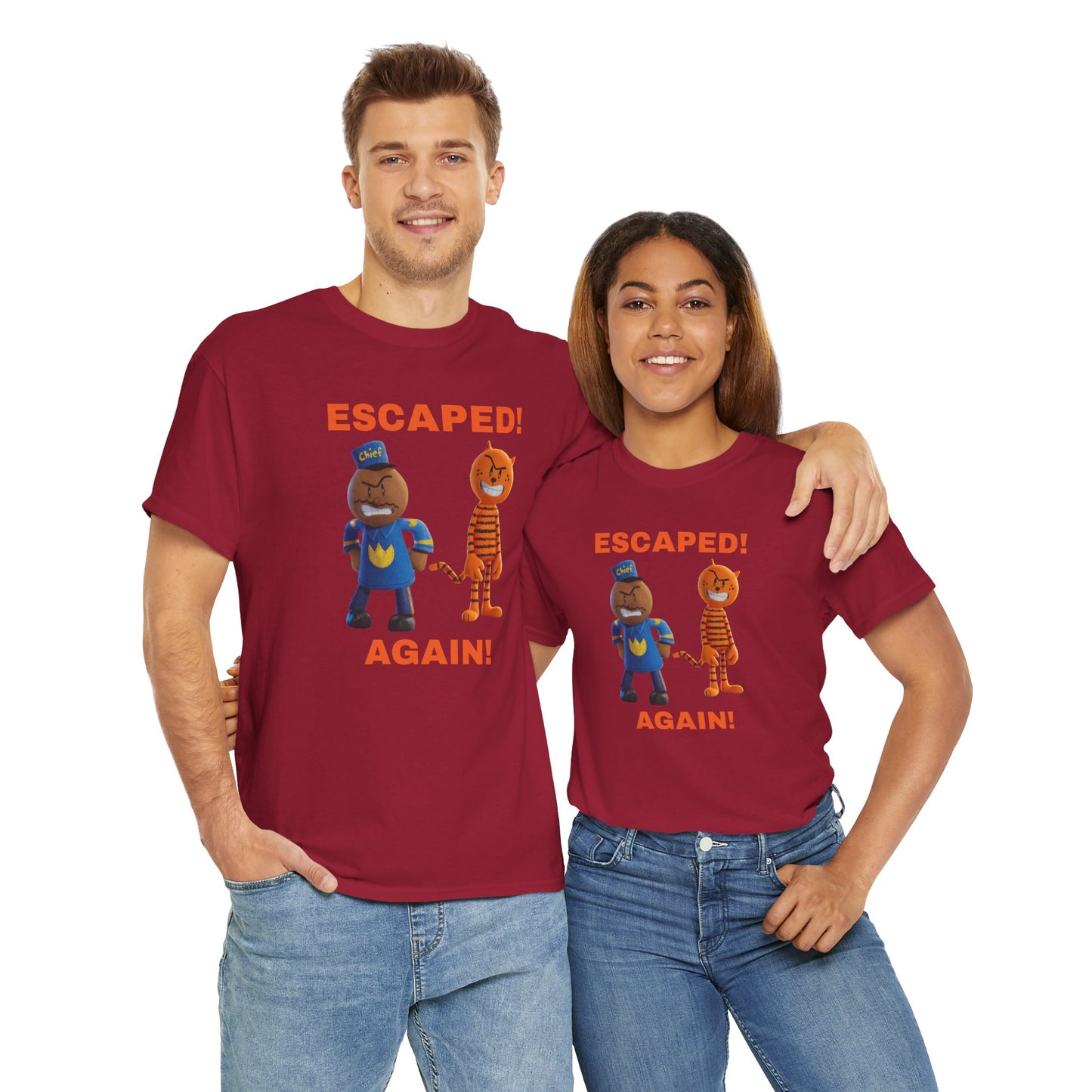 Princess Grace Humorous Escaped Again Unisex Heavy Cotton Tee