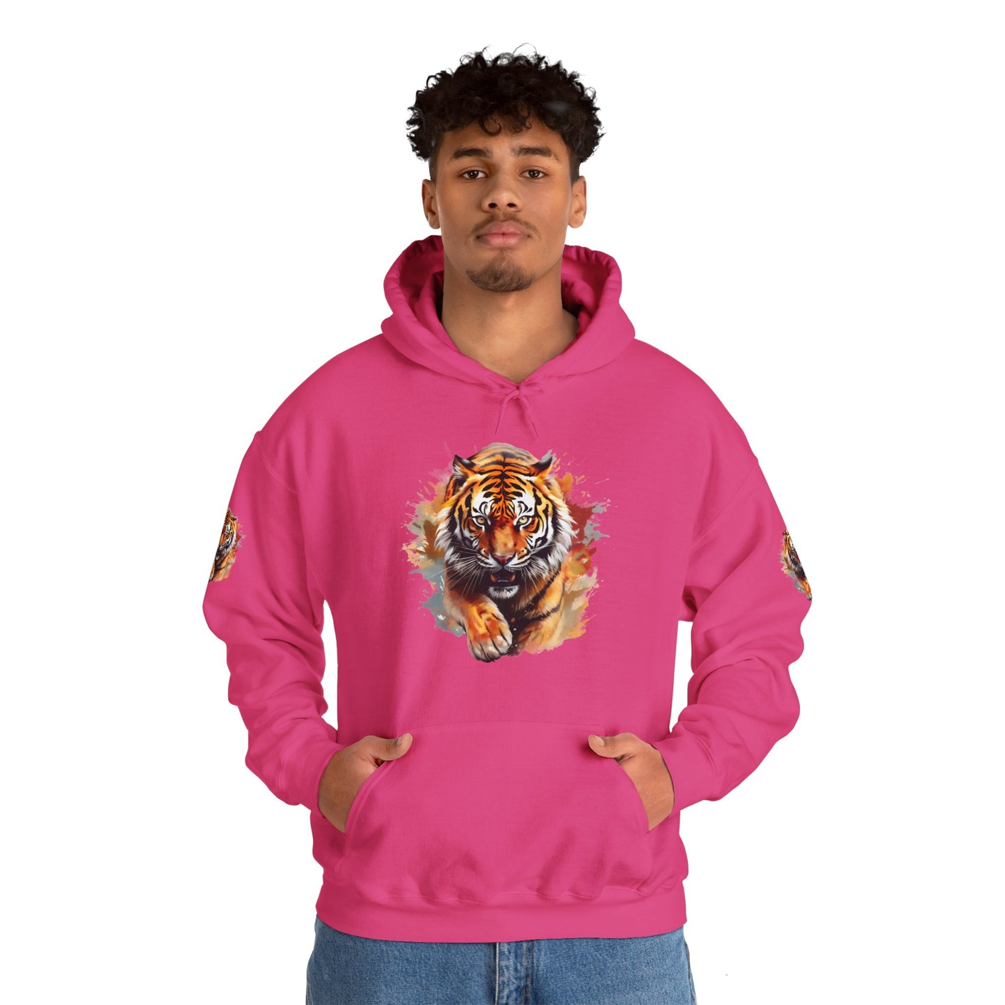Princess Grace Fierce Tiger Graphic Unisex Heavy Blend Hoodie