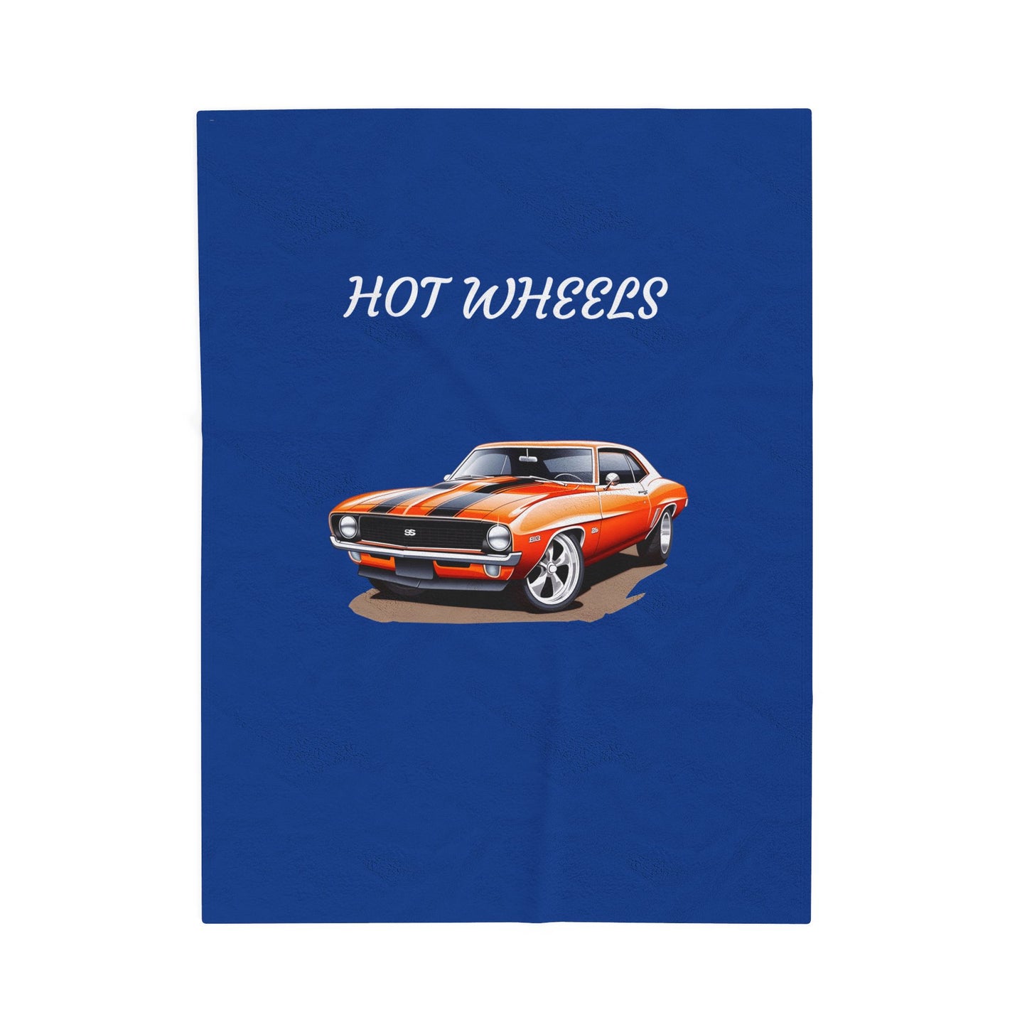 Princess Grace Hot Wheels Velveteen Plush Blanket Cozy Car Themed Throw for Automotive Enthusiasts