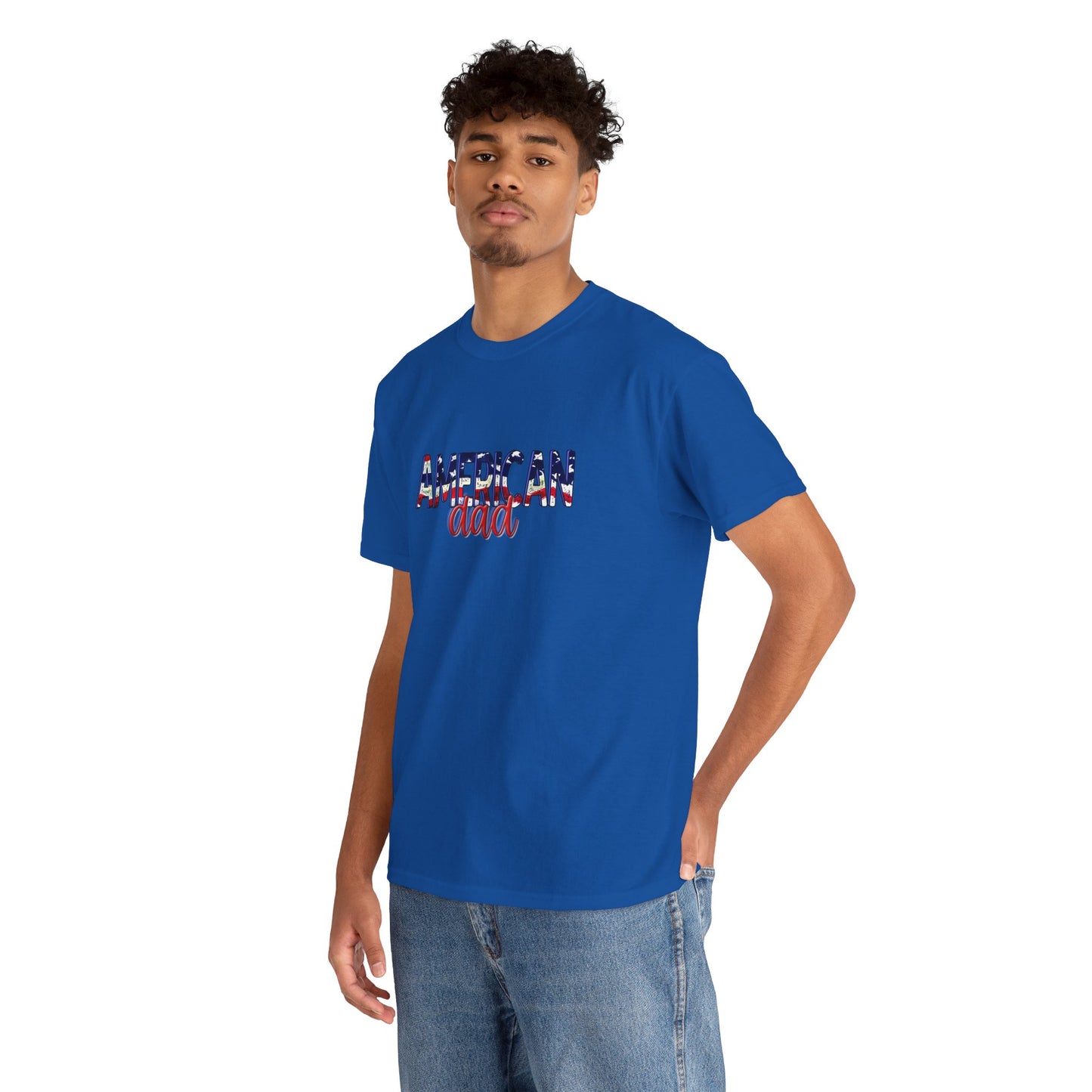 Princess Grace Patriotic American Dad Tee Unisex Heavy Cotton T-Shirt