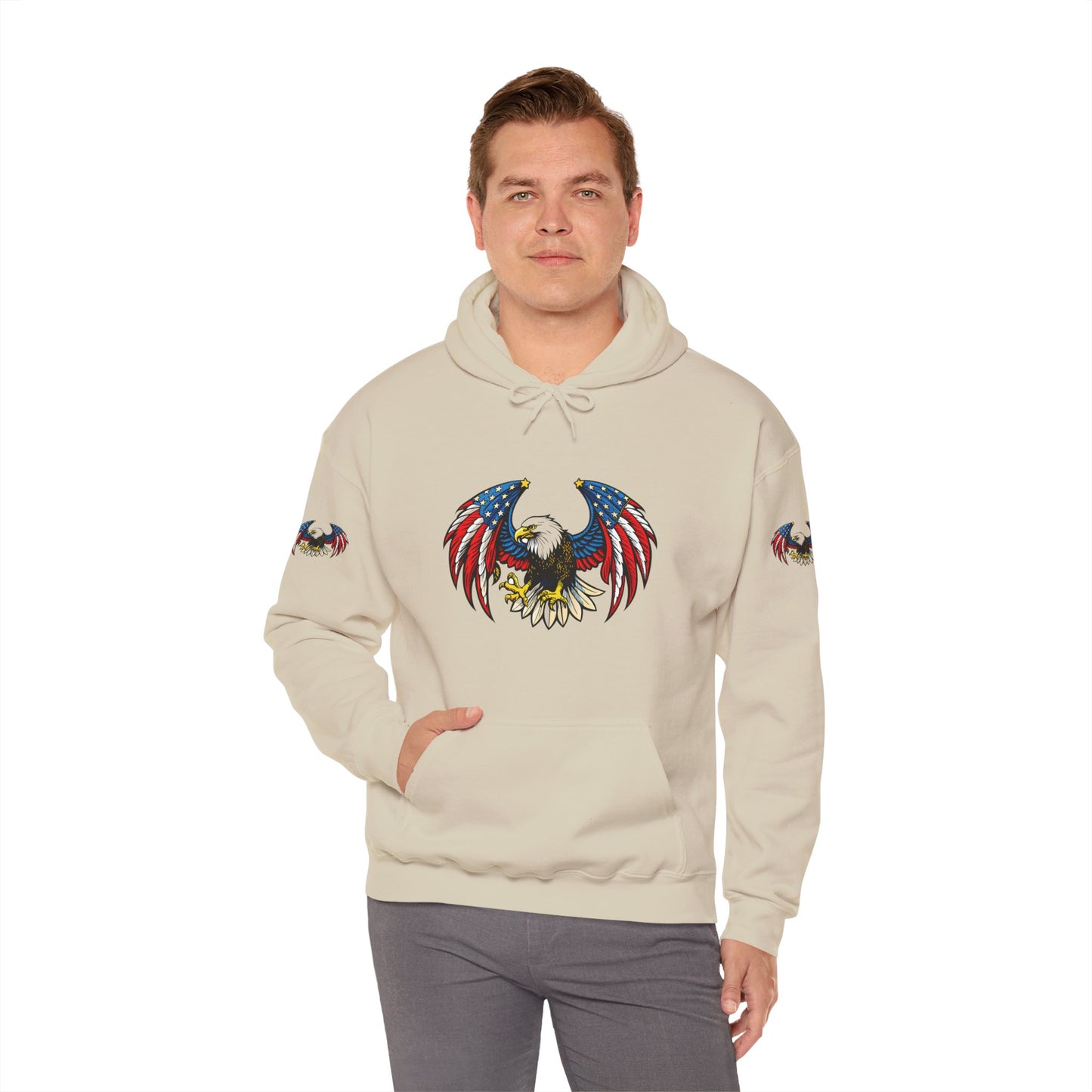 Princess Grace American Eagle Emblem Patriotic Unisex Hoodie