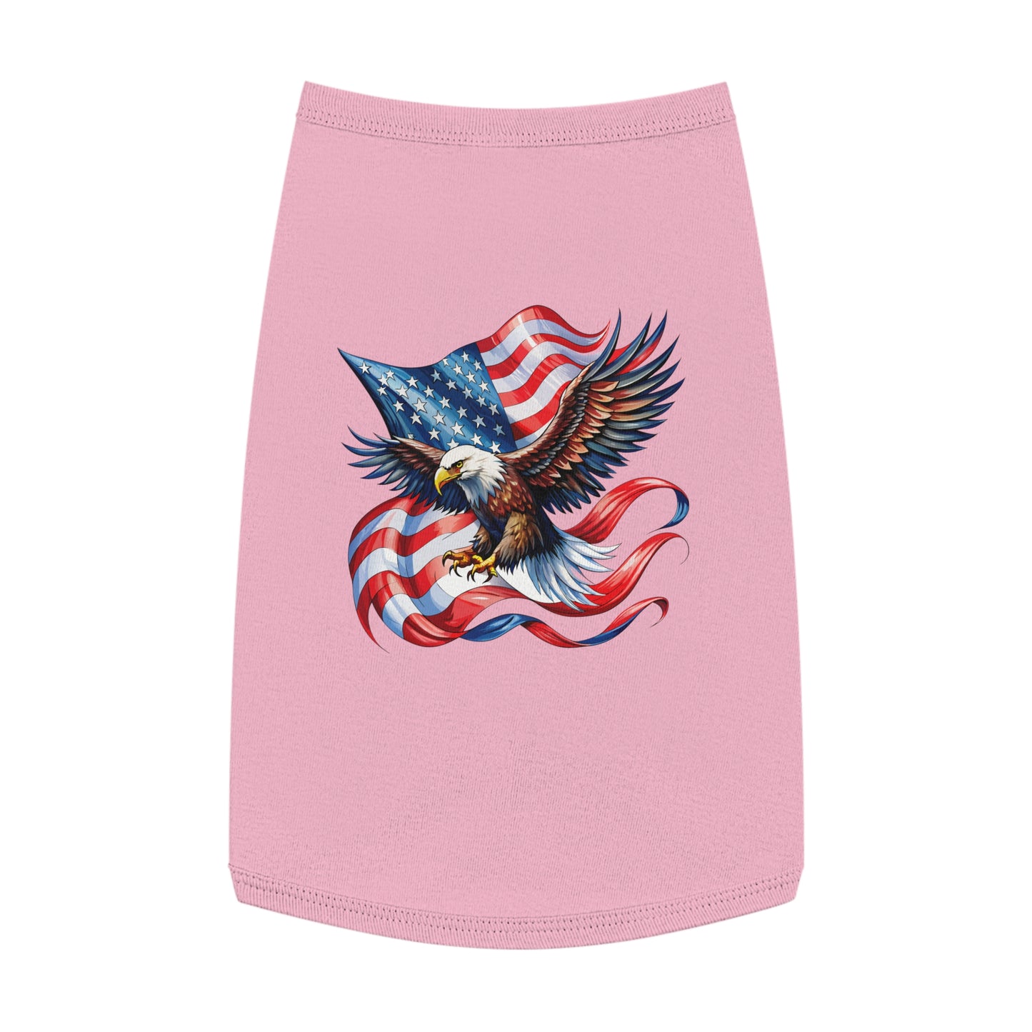 Princess Grace Patriotic Eagle Pet Tank Top for Celebrations