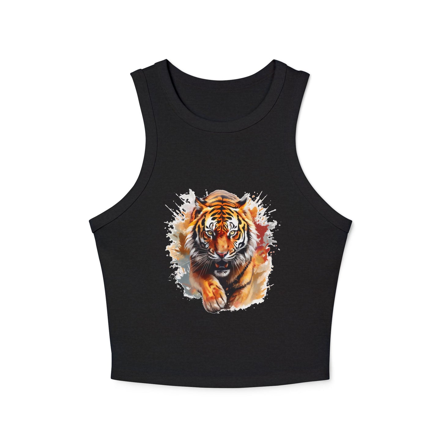 Princess Grace Fierce & Cute Tiger Print Tank Top for Women