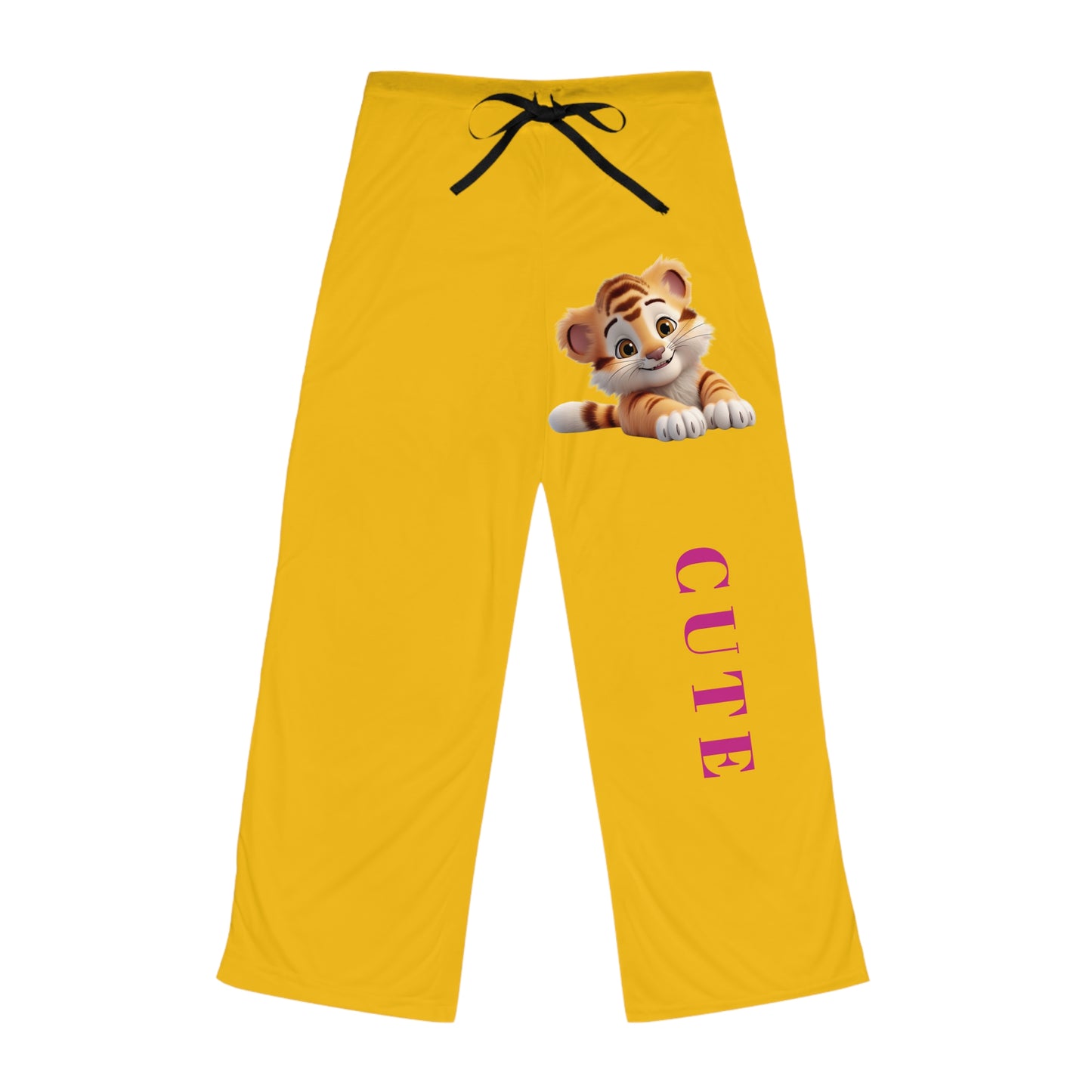 Princess Grace Cute Tiger Women's Pajama Pants for Cozy Nights