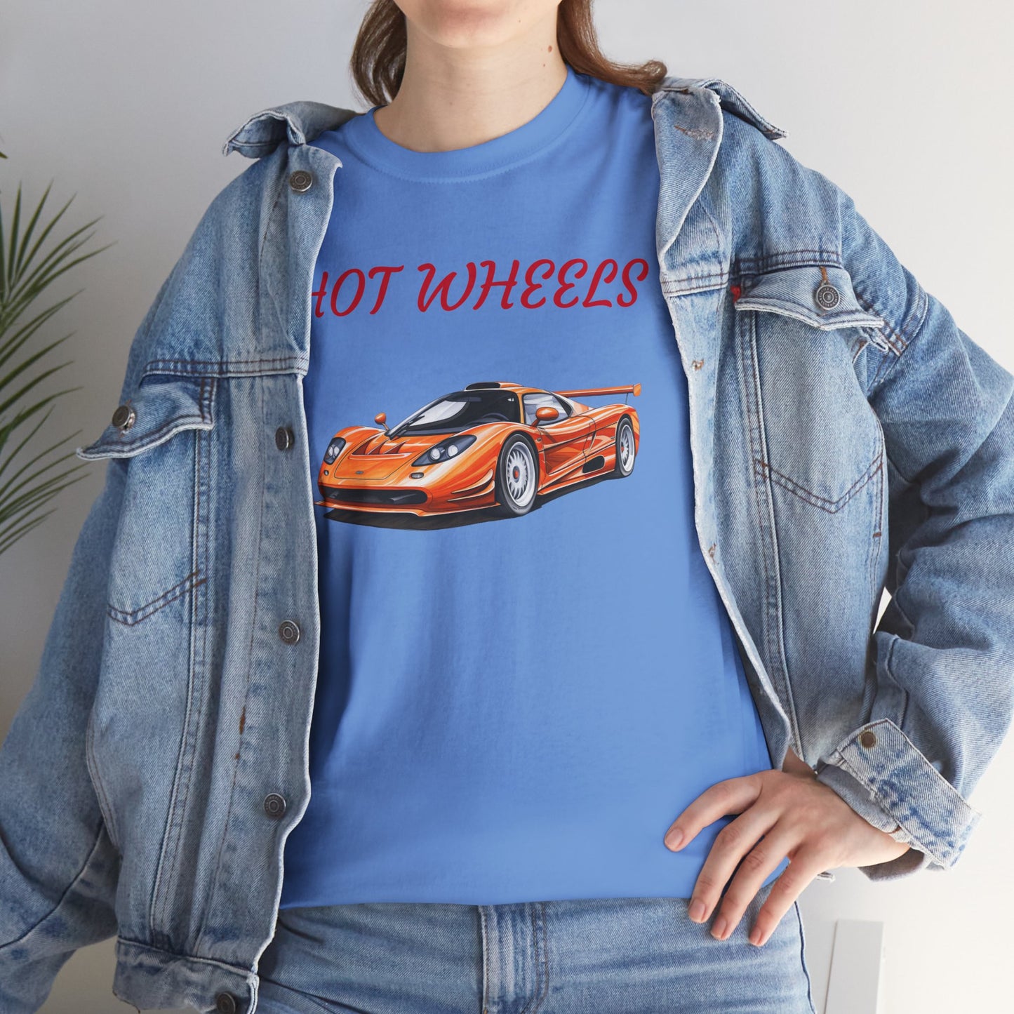 Princess Grace Hot Wheels Unisex Heavy Cotton Tee Vintage Car Graphic T-Shirt for Car Enthusiasts