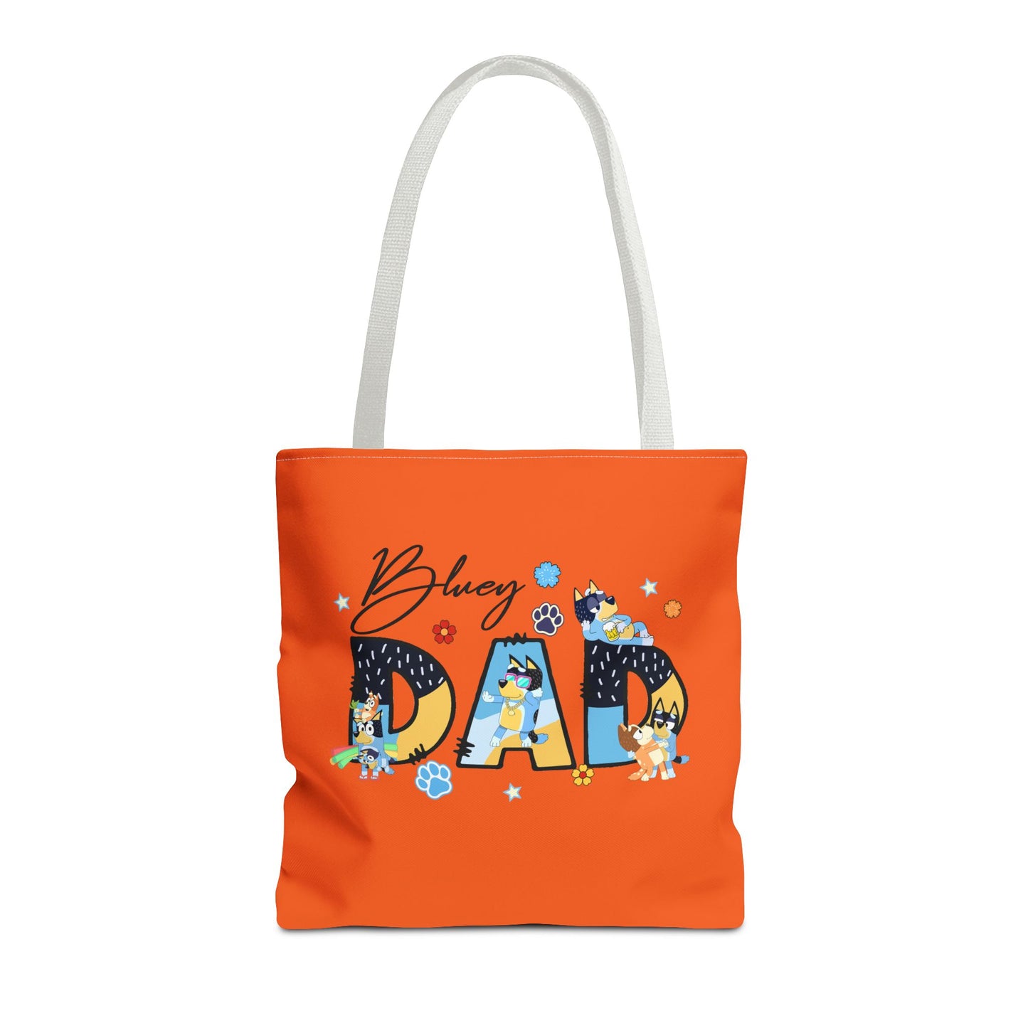 Princess Grace Bluey Dad Tote Bag Fun Playful Gift for Dog Lovers