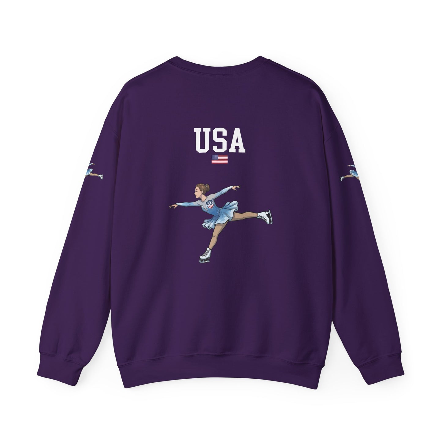 Princess Grace TEAM USA Unisex Heavy Blend Crewneck Sweatshirt