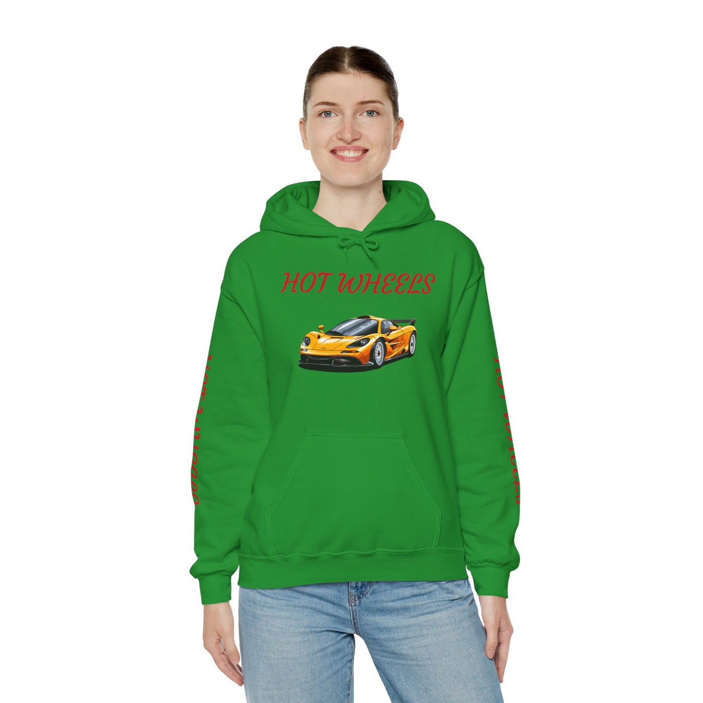 Princess Grace Hot Wheels Unisex Hooded Sweatshirt Stylish Gift for Car Lovers