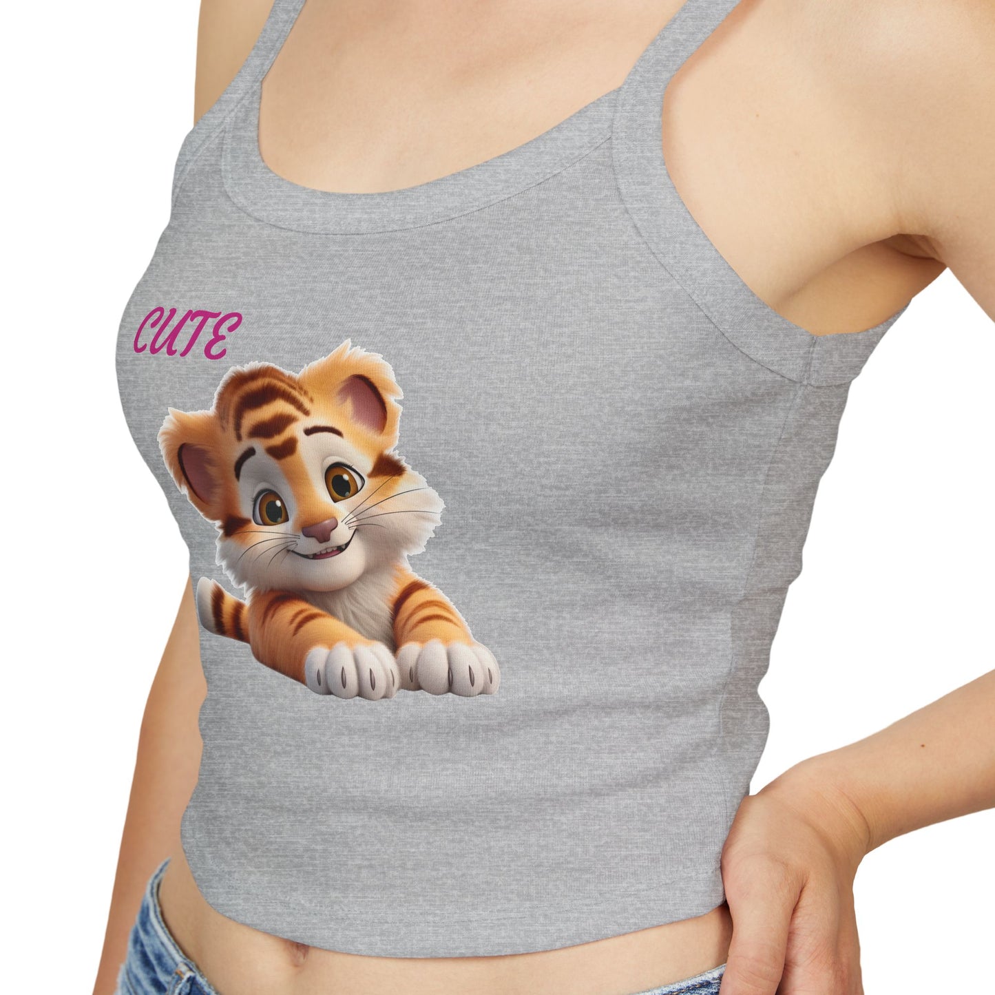 Princess Grace CUTE Women's Spaghetti Strap Tank Top