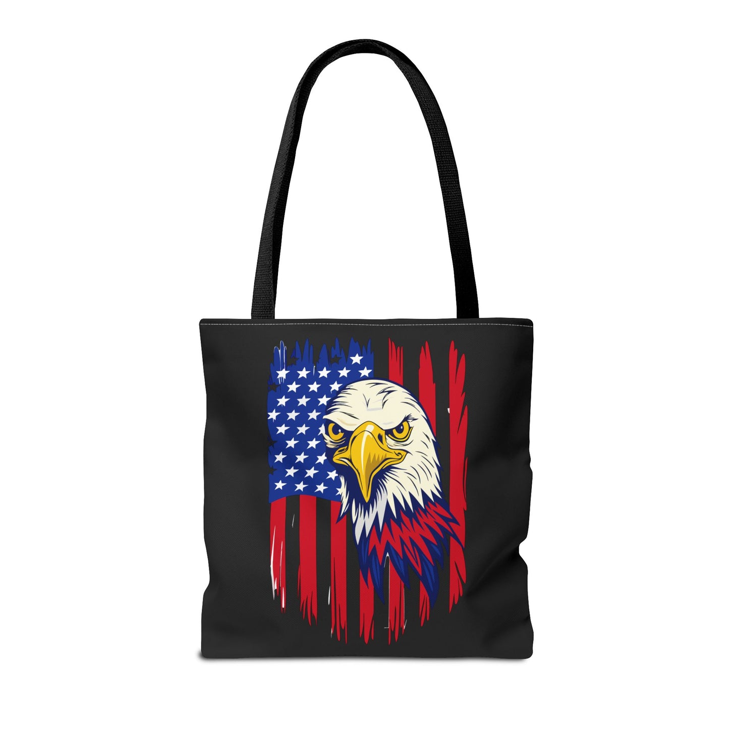Princess Grace Patriotic Eagle Tote Bag USA Flag Design for Independence Day and Everyday Use