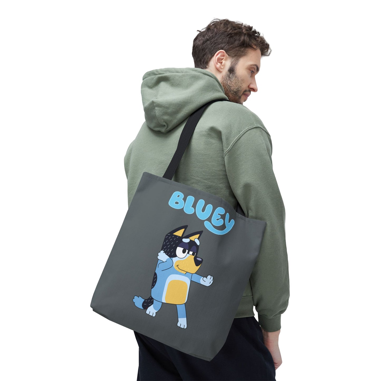 Princess Grace Cute Bluey Cartoon Tote Bag Perfect for Kids and Dog Lovers
