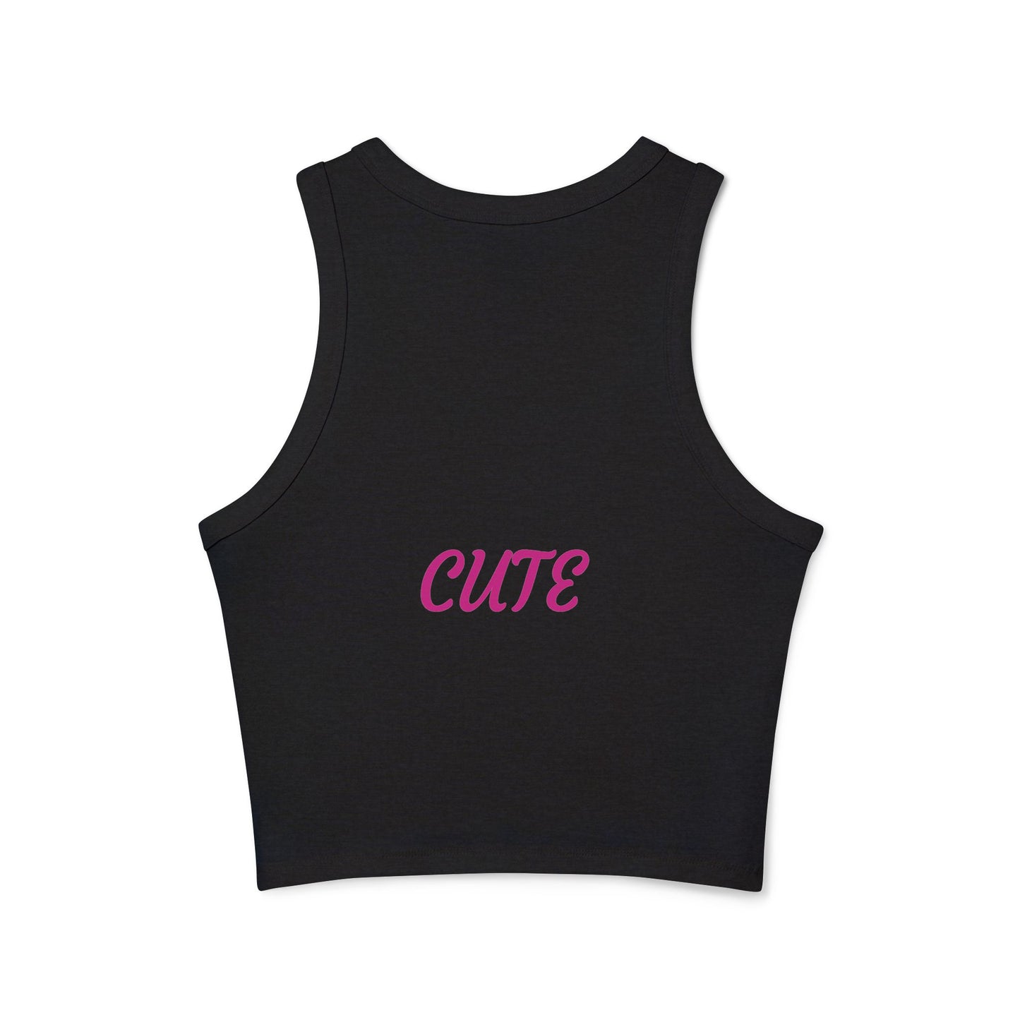 Princess Grace Cute Tiger Women's Micro Rib Racer Tank Top Fun & Playful Summer Wear
