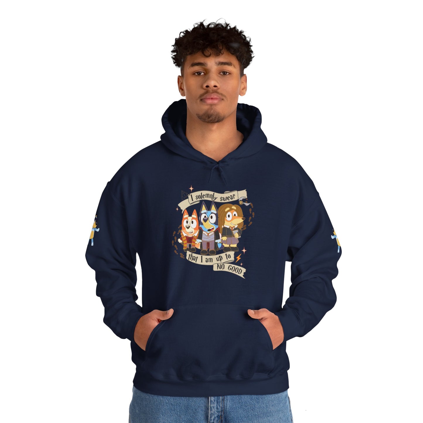 Princess Grace Bluey I Sincerely Sweet! Unisex Heavy Blend Hooded Sweatshirt for Fun Loving Fans