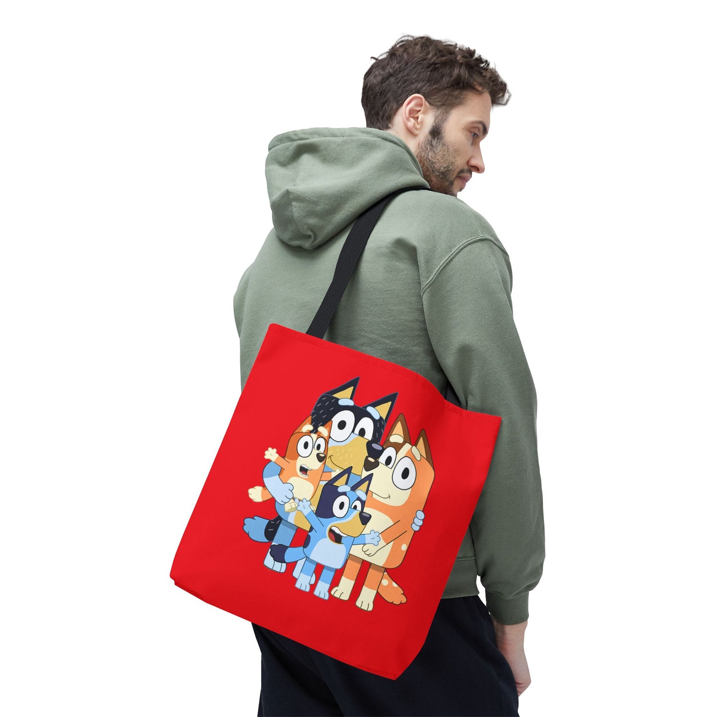 Princess Grace Colorful Cartoon Family Tote Bag Ideal for Kids and Family Outings