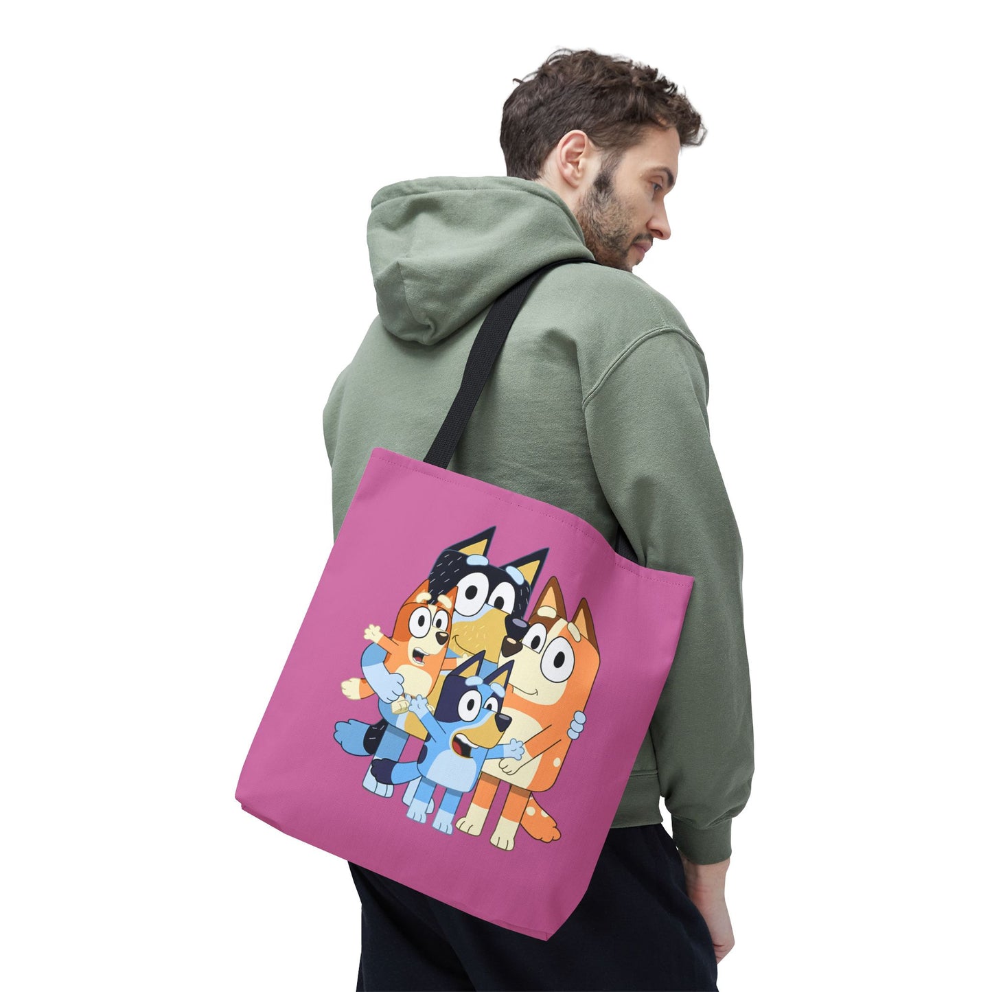 Princess Grace Cute Family Dog Tote Bag Perfect for Animal Lovers & Kids