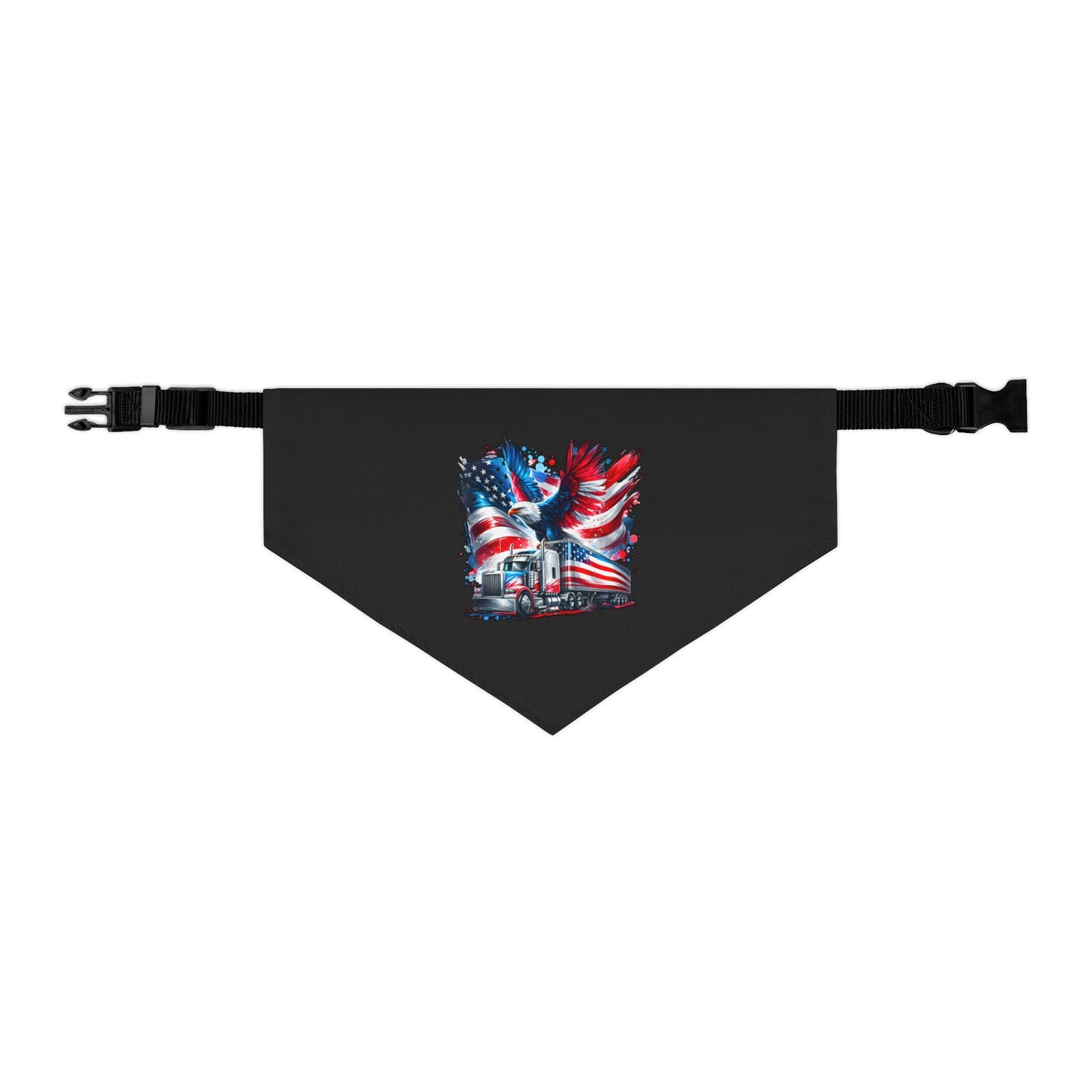 Princess Grace Patriotic Pet Bandana Collar USA Flag Design for Dogs