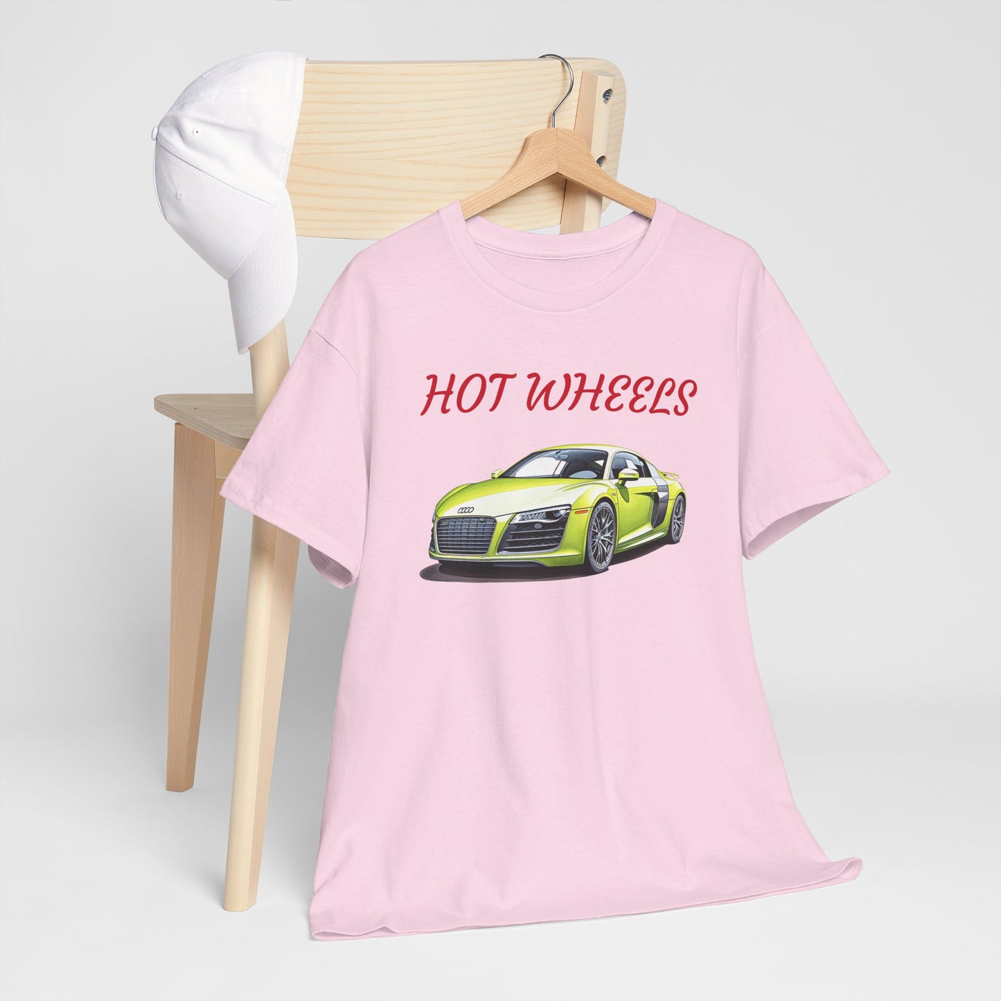 Princess Grace Cool Hot Wheels Unisex Heavy Cotton Tee Perfect for Car Enthusiasts