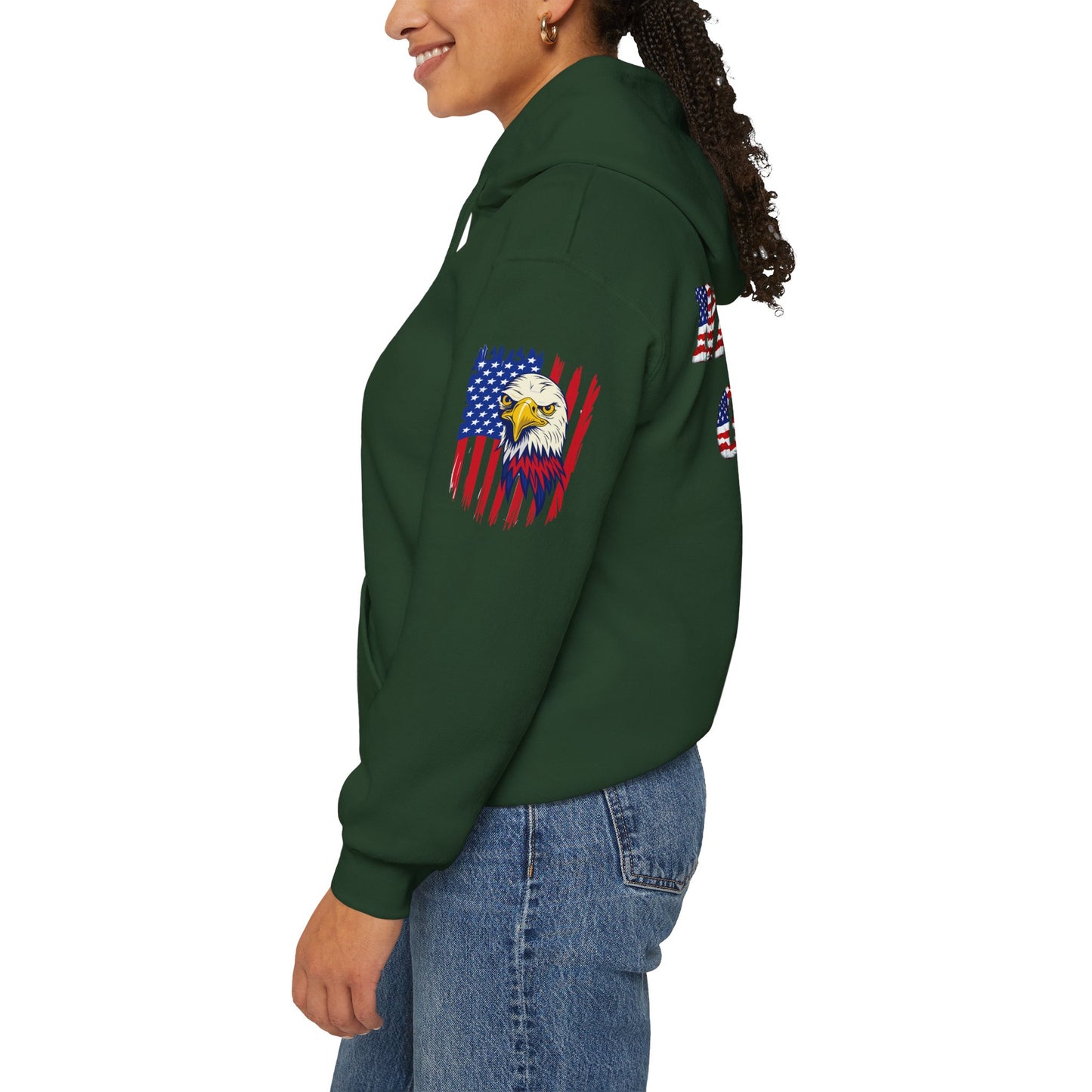 Princess Grace National Guard Patriotic Hoodie Unisex Heavy Blend Sweatshirt