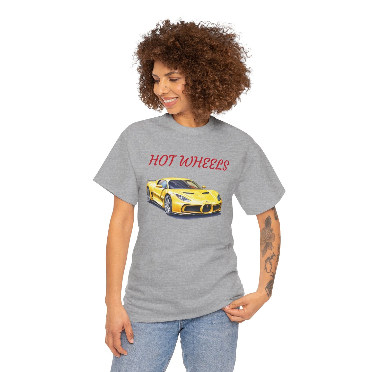 Princess Grace Hot Wheels Unisex Heavy Cotton Tee Perfect Gift for Car Enthusiasts