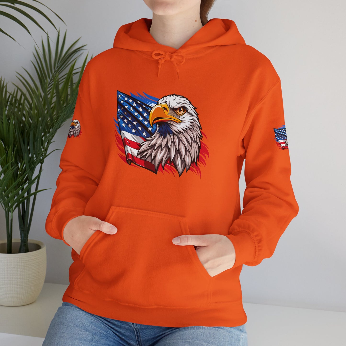 Princess Grace Patriotic Eagle Unisex Heavy Blend Hoodie
