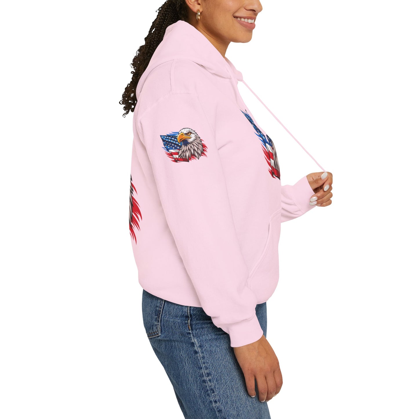 Princess Grace Patriotic Eagle Unisex Heavy Blend Hoodie