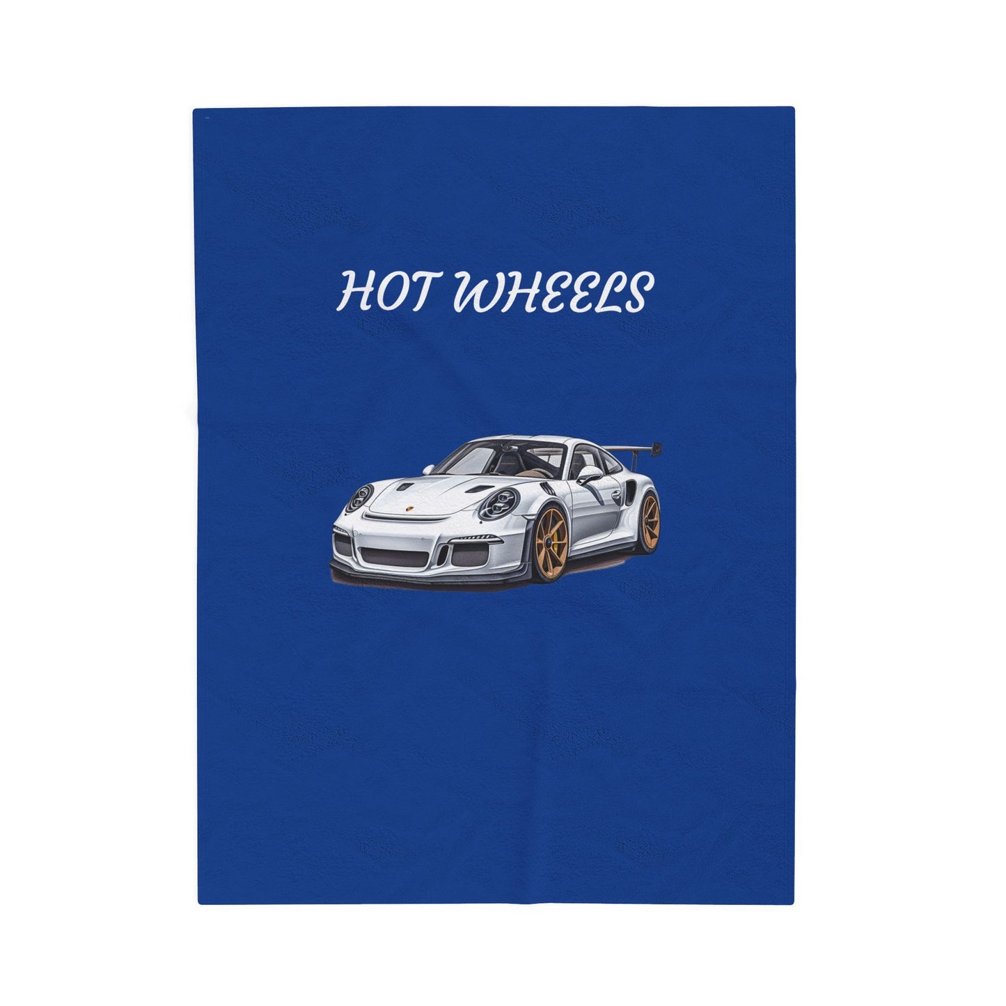 Princess Grace Hot Wheels Velveteen Plush Blanket Cozy Car Themed Throw for Kids and Car Enthusiasts