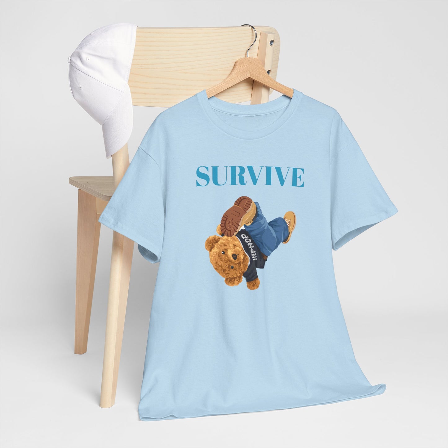 Princess Grace Survive Graphic Unisex Heavy Cotton Tee