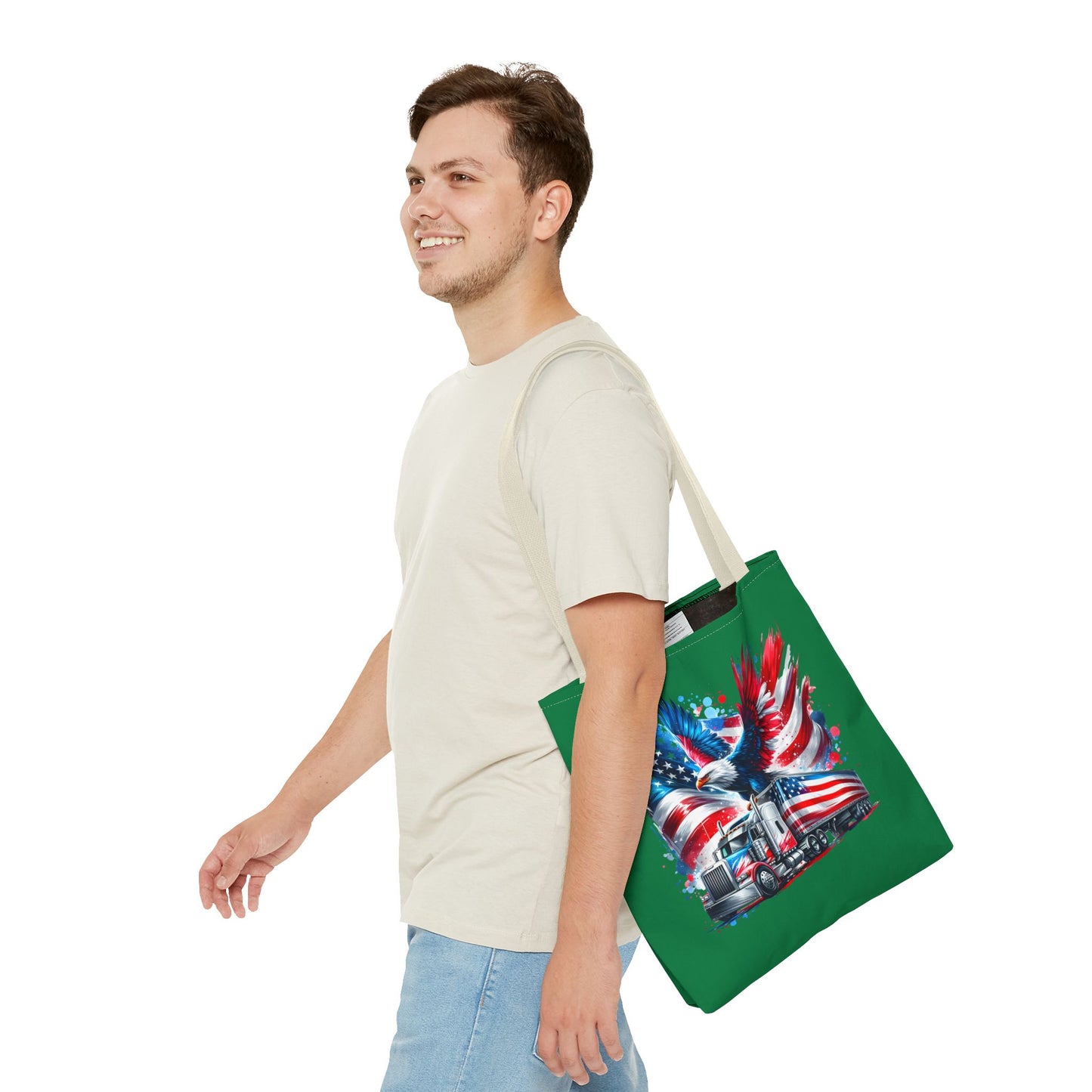 Princess Grace Patriotic Eagle Truck Tote Bag Celebrate Freedom and Adventure