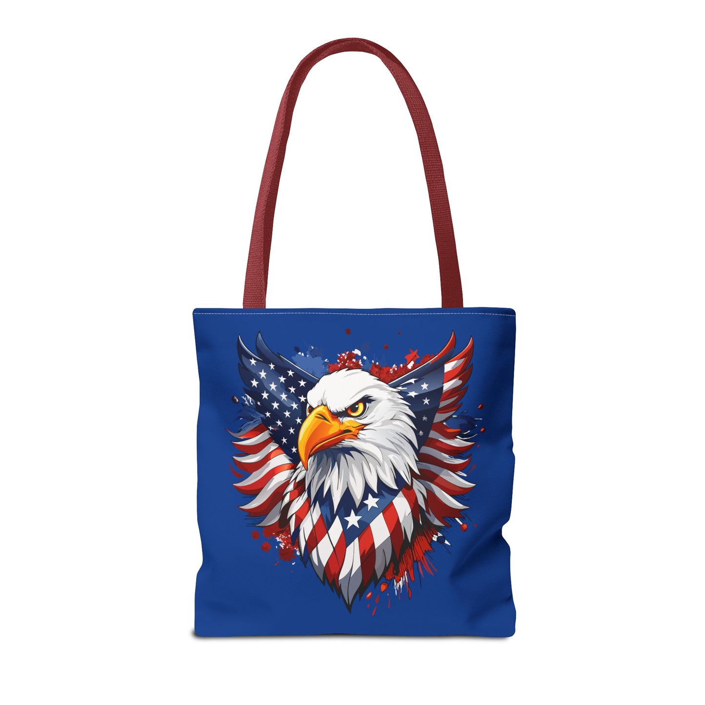Princess Grace Patriotic Eagle Tote Bag USA Flag Design for Independence Day & Everyday Use