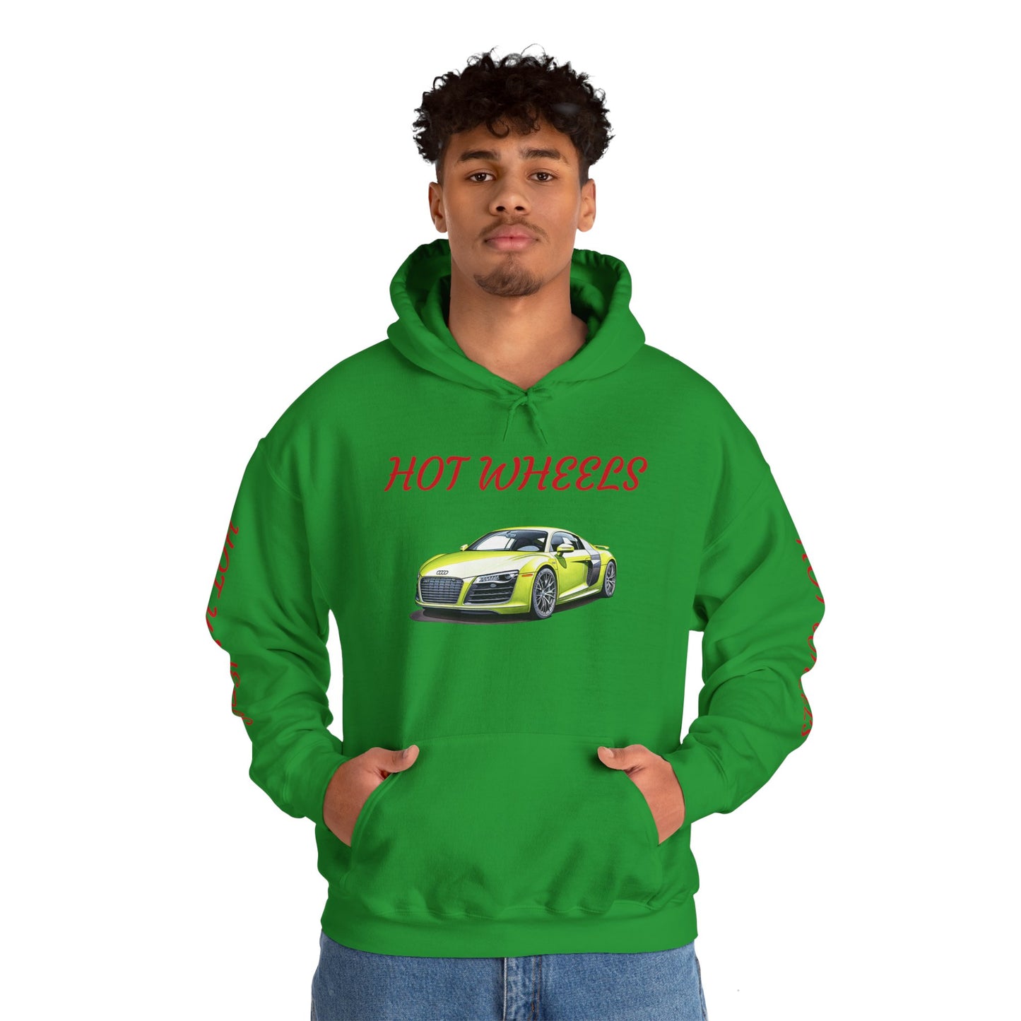 Princess Grace Hot Wheels Unisex Hooded Sweatshirt Cool Car Design for Auto Enthusiasts