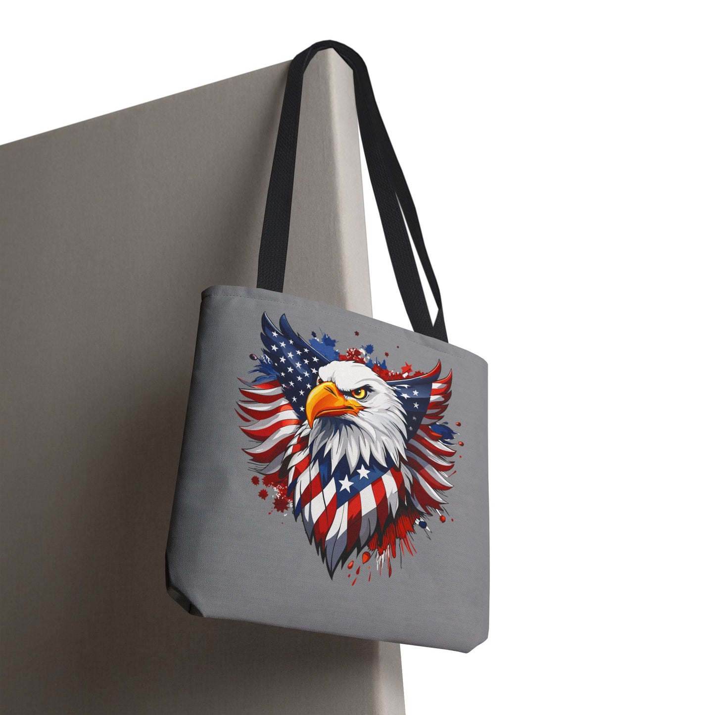 Princess Grace Patriotic Eagle Tote Bag American Freedom Design