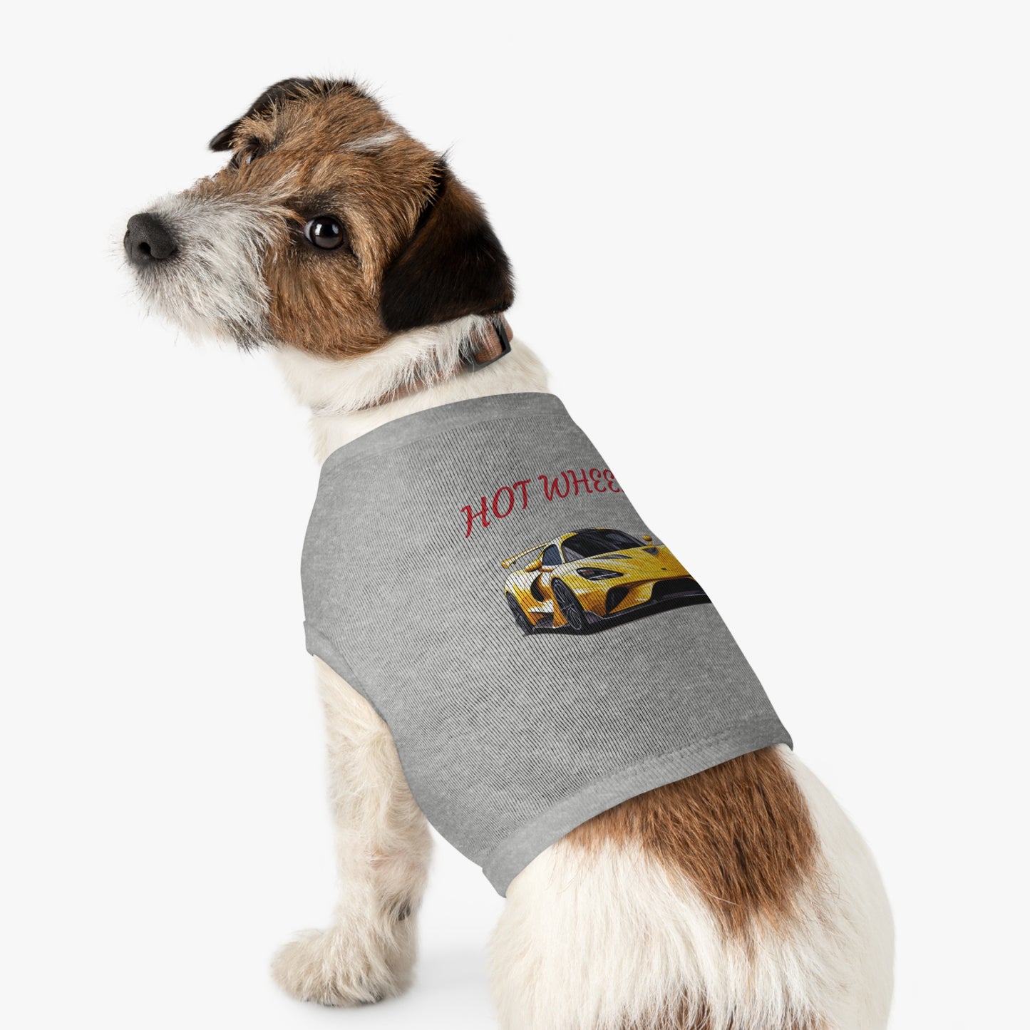 Princess Grace Hot Wheels Pet Tank Top Stylish Automotive Dog Shirt for Car Lovers