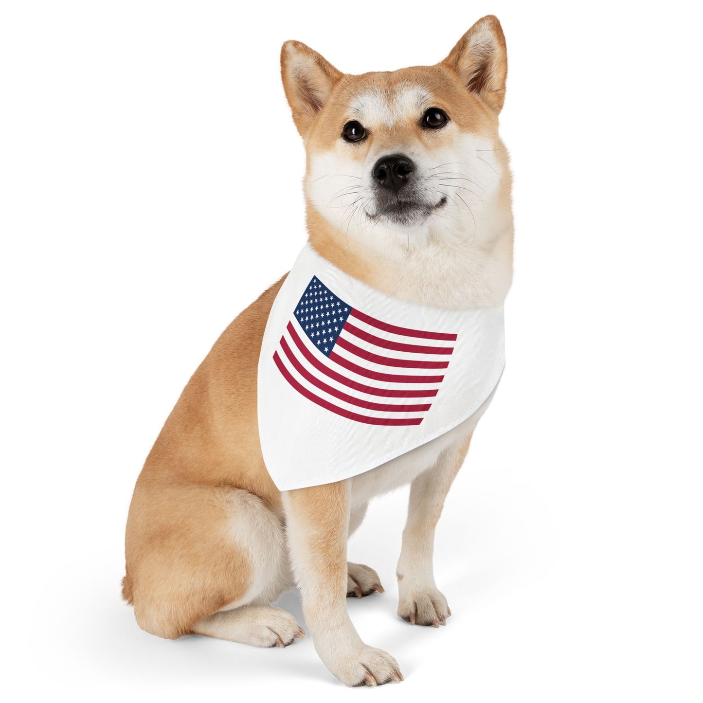 Princess Grace Patriotic Pet Bandana Collar USA Flag Design for Dogs