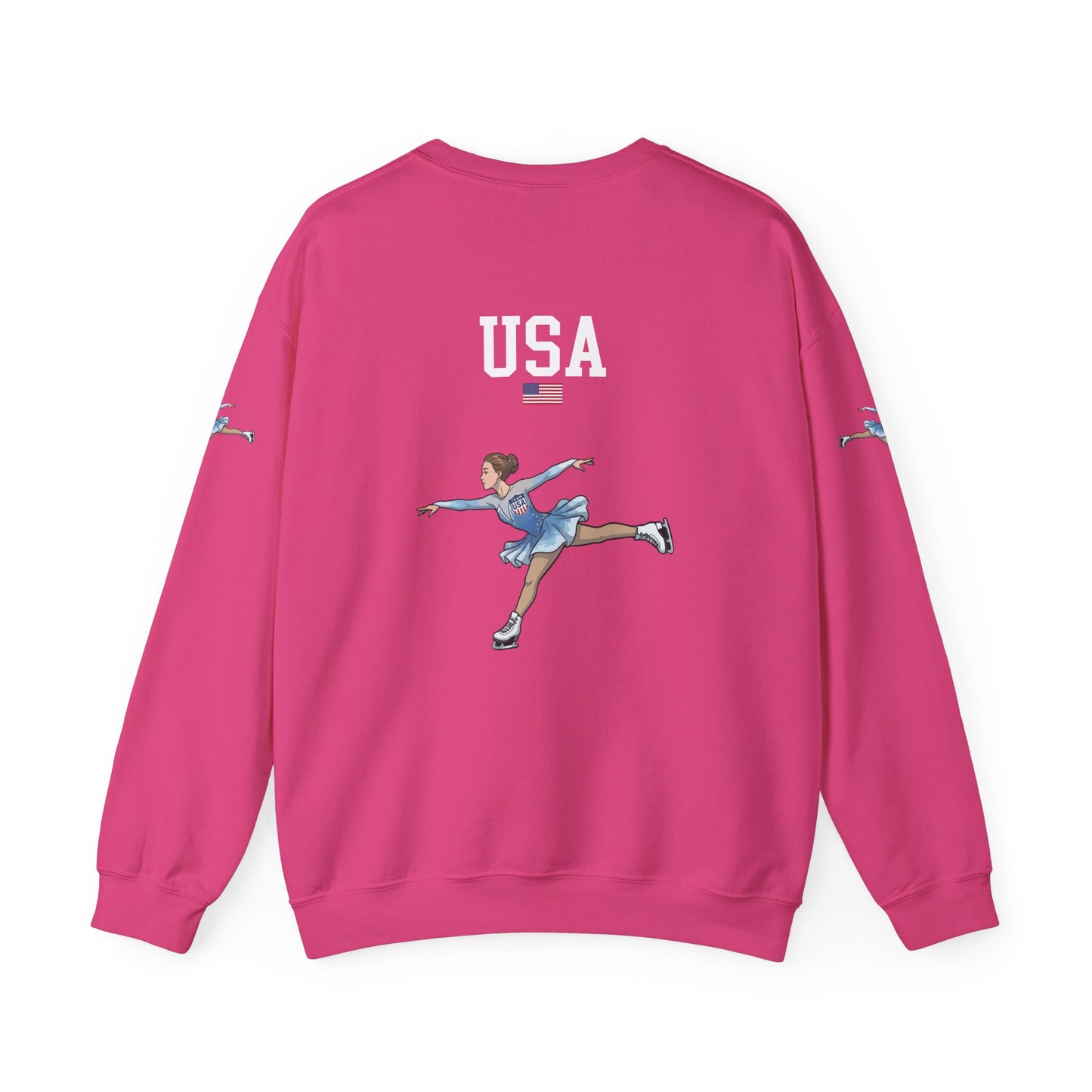 Princess Grace TEAM USA Unisex Heavy Blend Crewneck Sweatshirt