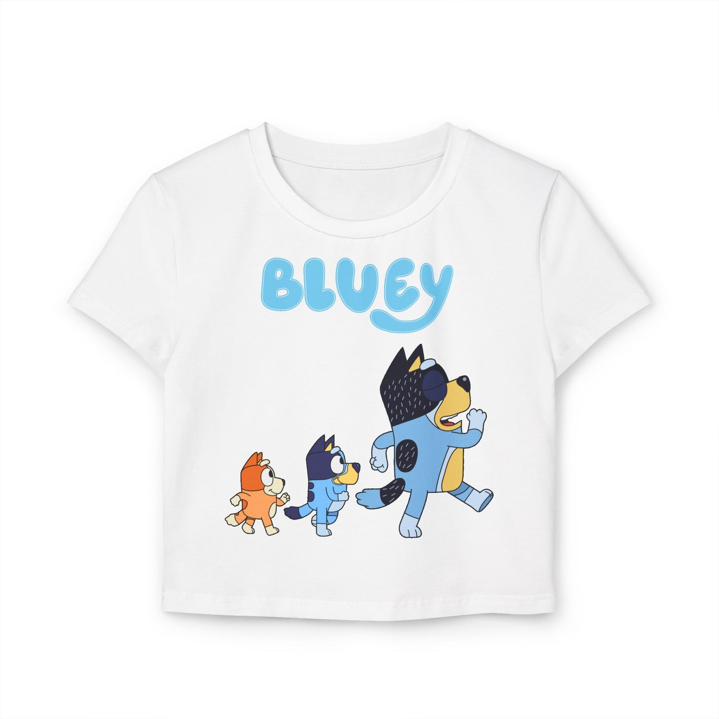 Princess Grace Bluey Graphic Baby Tee Cute Cartoon T-Shirt for Playtime