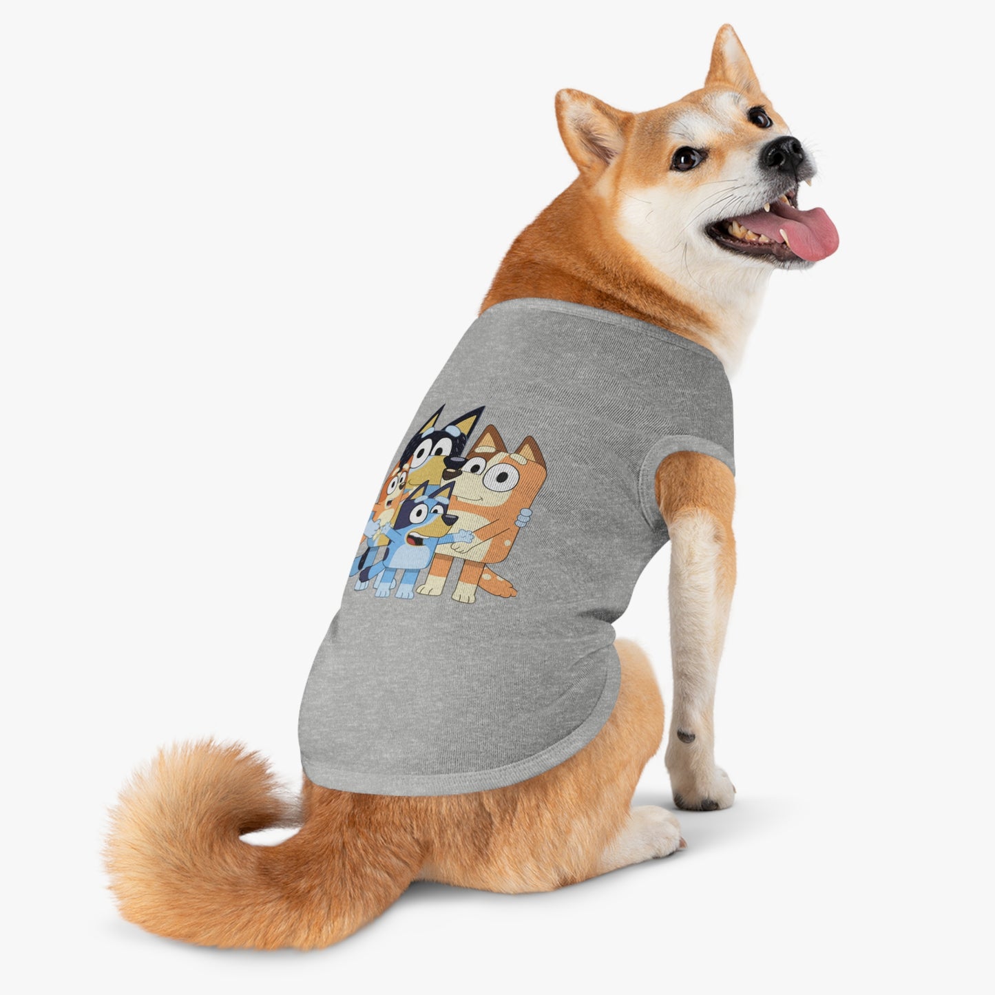 Princess Grace BLUEY Cute Cartoon Pet Tank Top Fun & Stylish Dog Apparel
