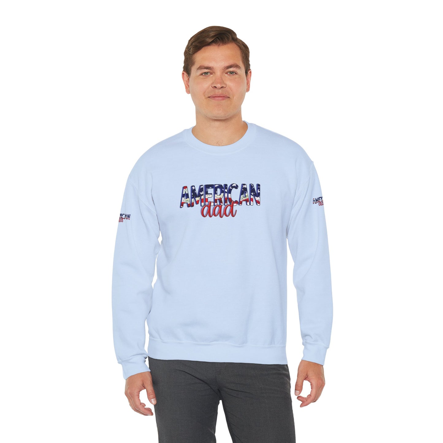 Princess Grace American Dad Unisex Crewneck Sweatshirt Patriotic Gift for Father's Day