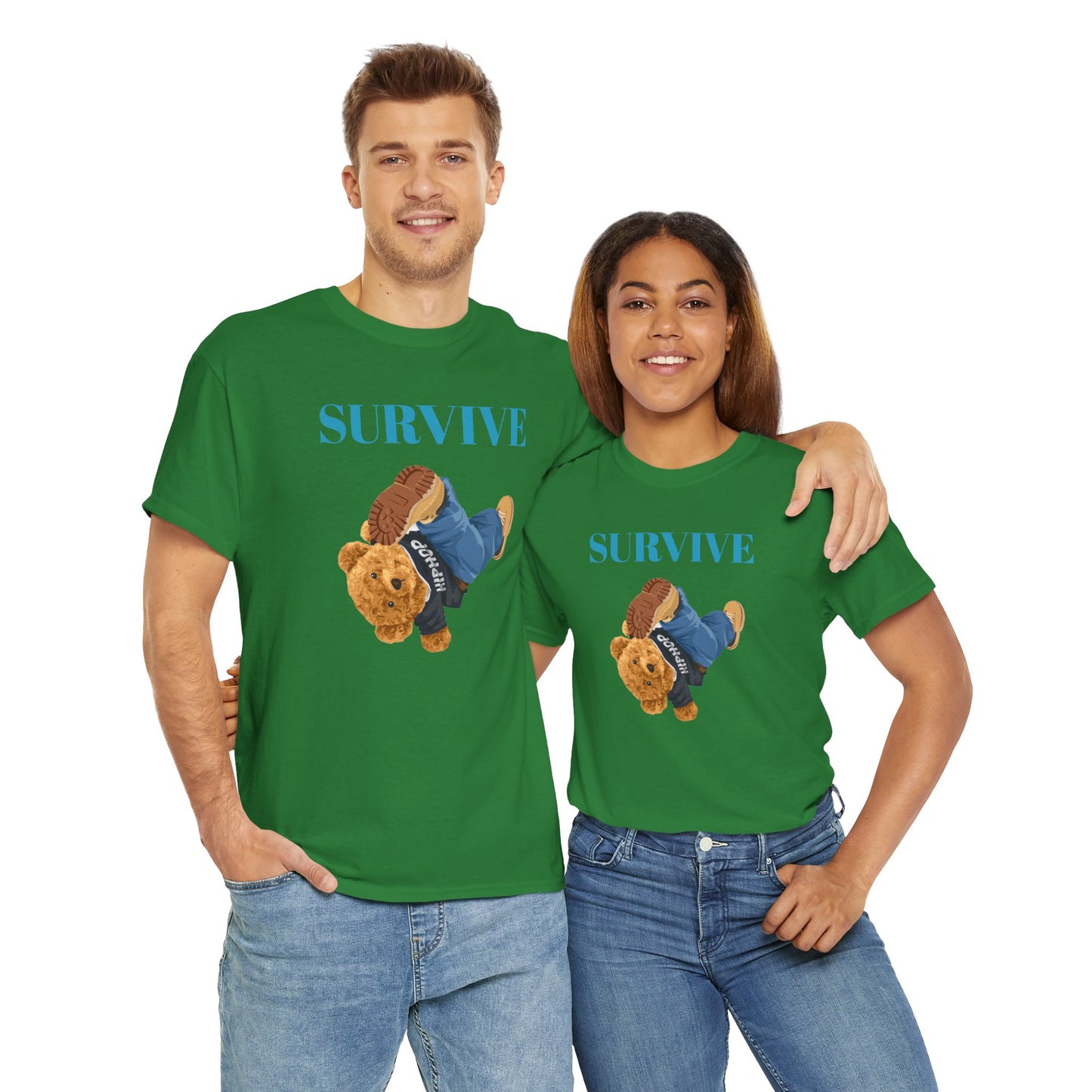 Princess Grace Survive Graphic Unisex Heavy Cotton Tee