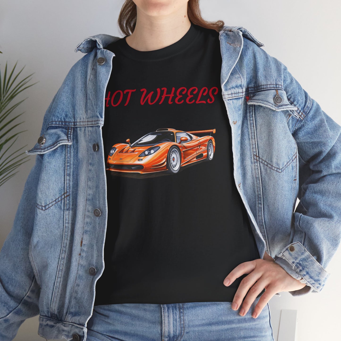 Princess Grace Hot Wheels Unisex Heavy Cotton Tee Vintage Car Graphic T-Shirt for Car Enthusiasts