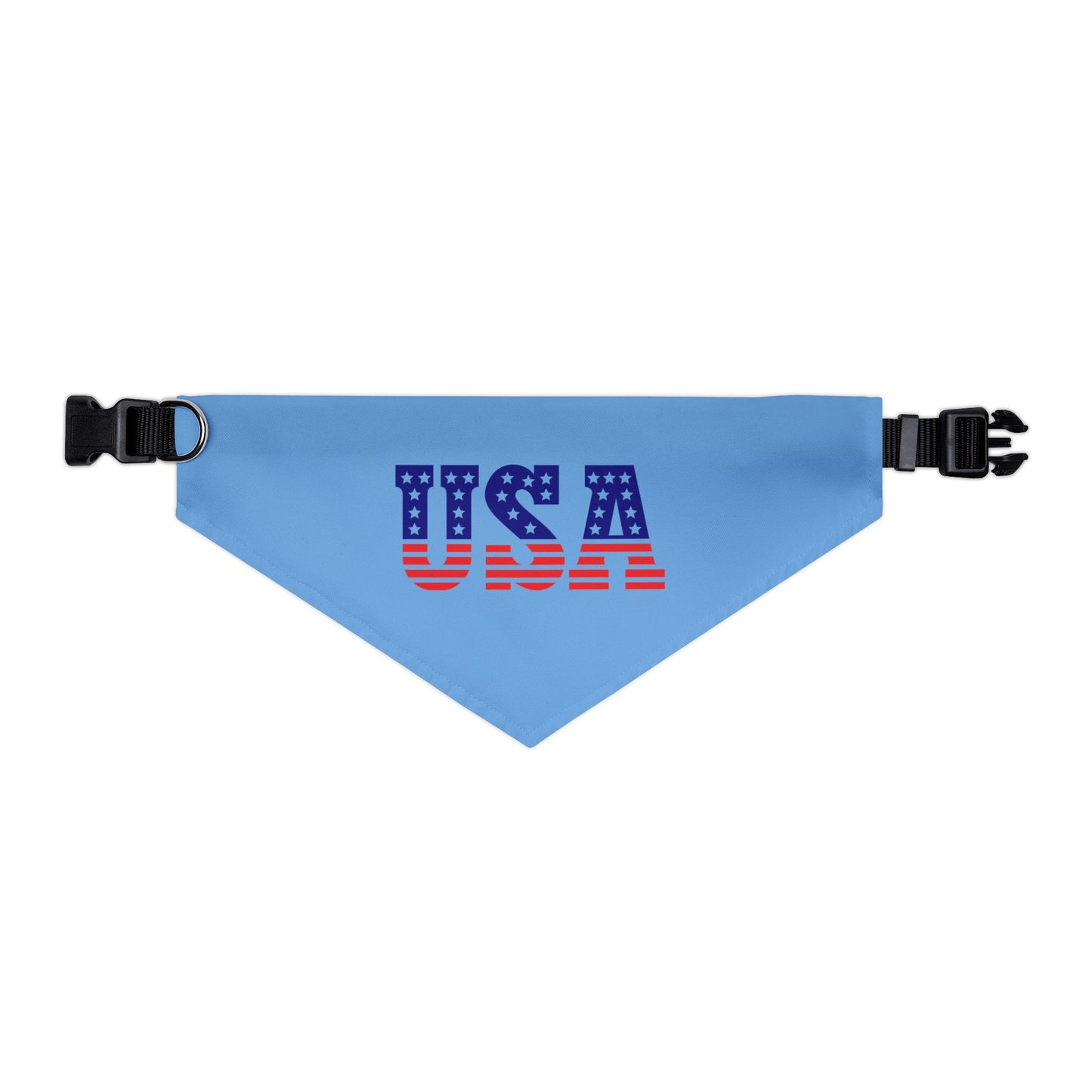 Princess Grace Patriotic Pet Bandana Collar USA Flag Design for Dogs
