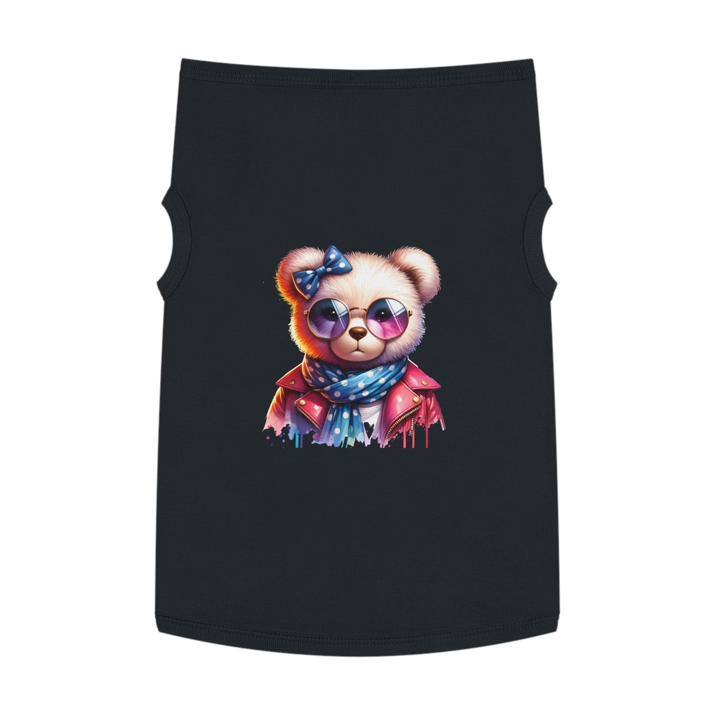 Princess Grace CUTE Trendy Pet Tank Top with Stylish Bear Design